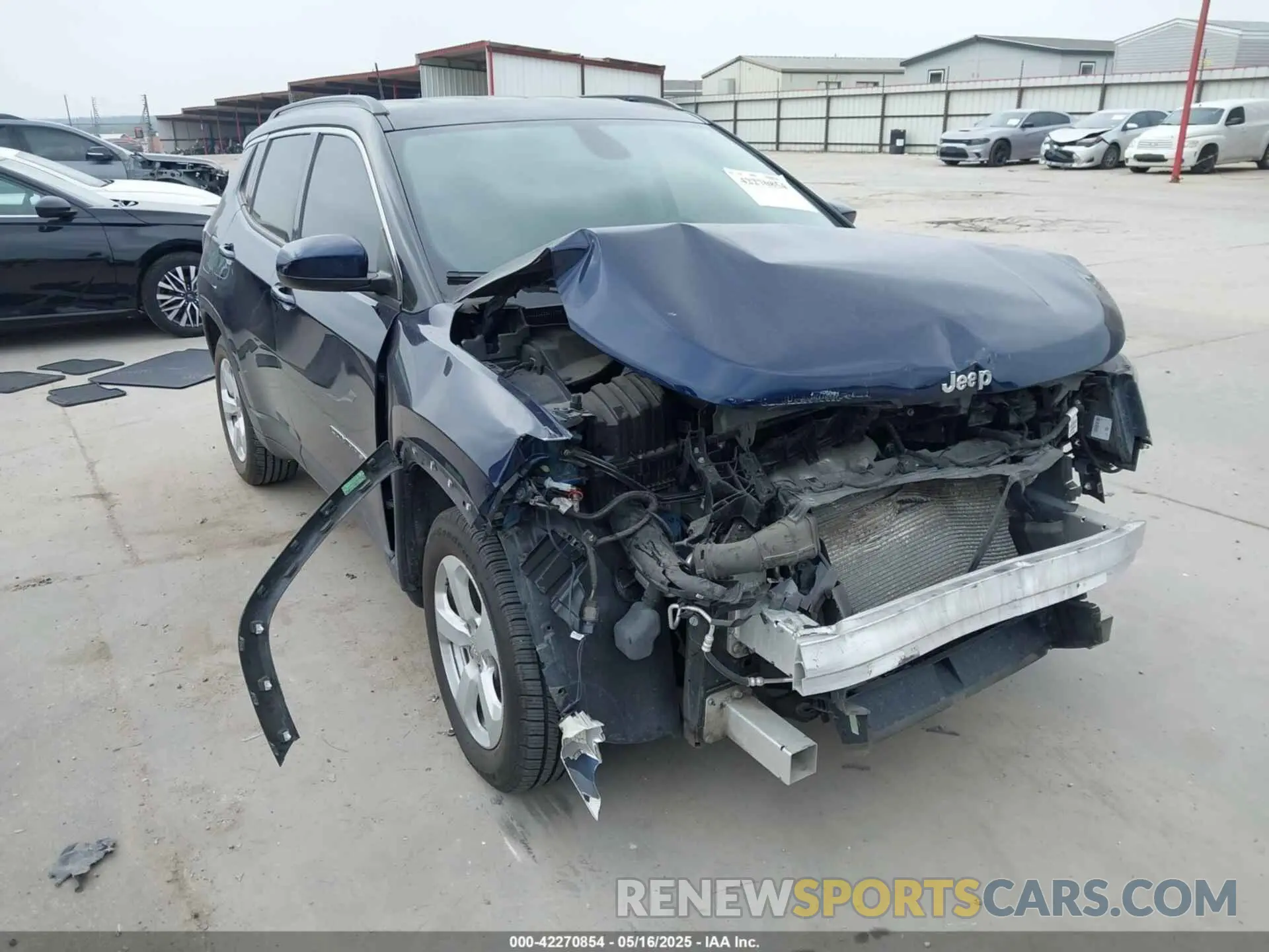 1 fotografías del automóvil dañado 3C4NJCBBXLT205917 JEEP COMPASS 2020