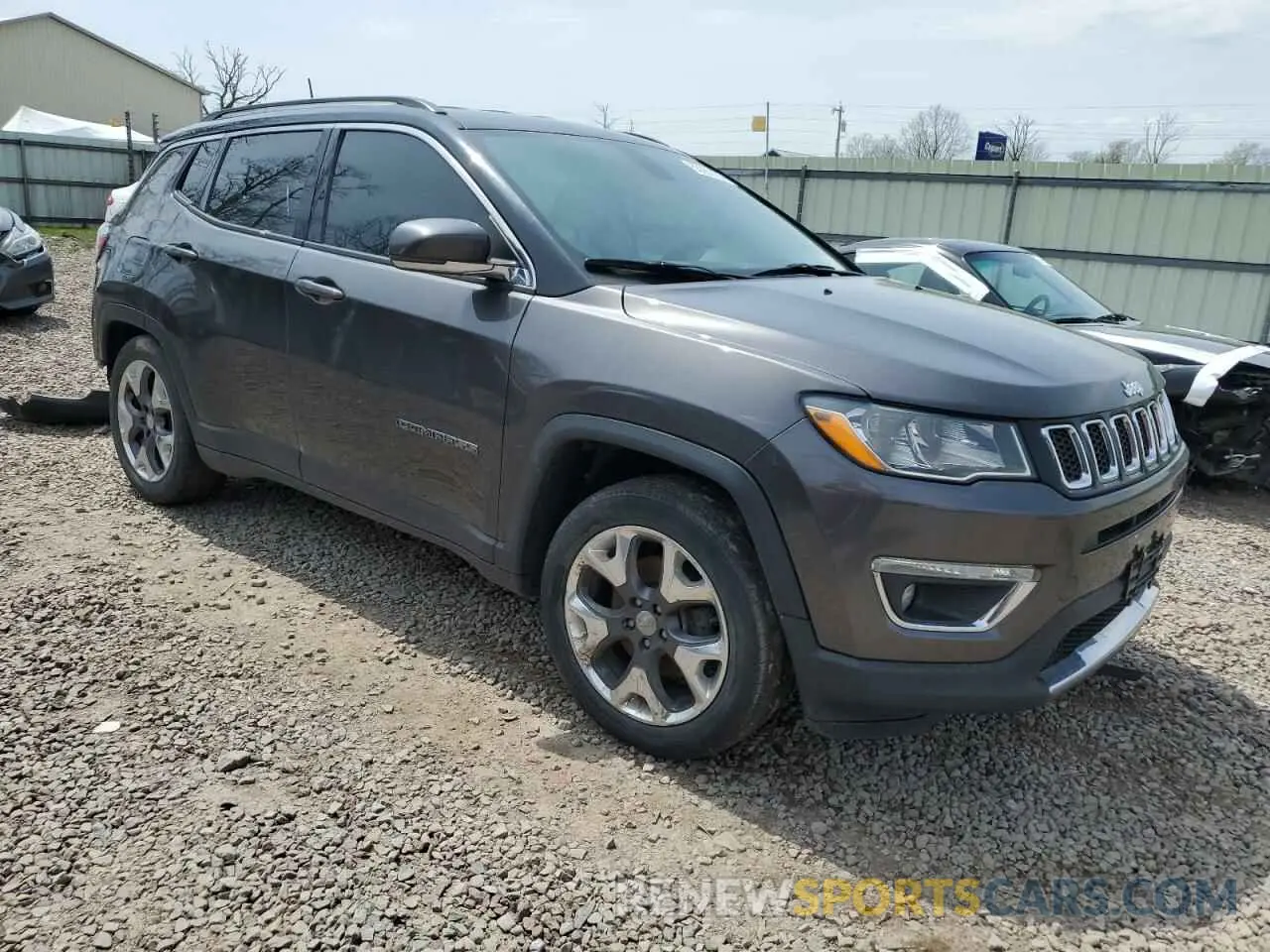 4 fotografías del automóvil dañado 3C4NJCCB0LT120938 JEEP COMPASS 2020
