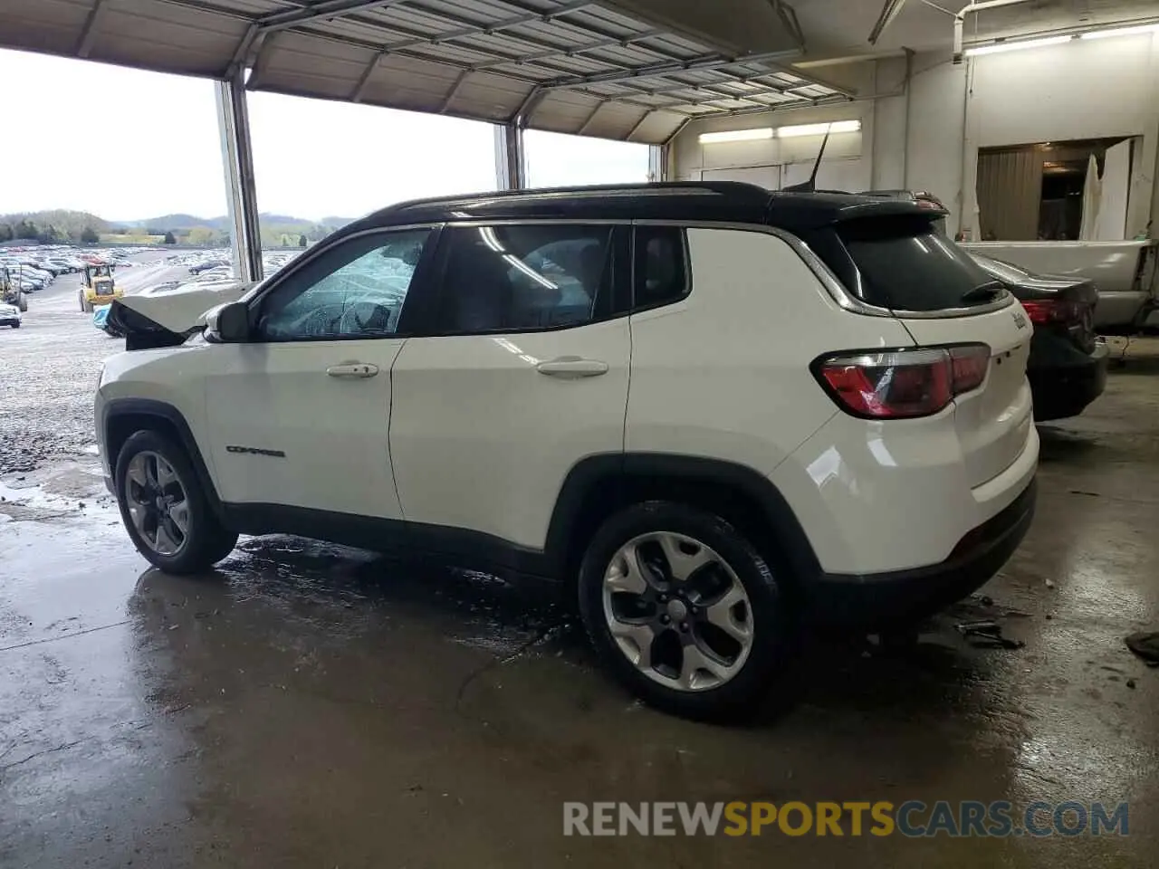 2 fotografías del automóvil dañado 3C4NJCCB1LT198452 JEEP COMPASS 2020