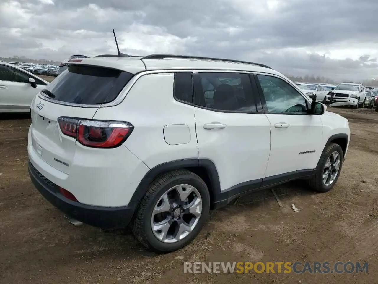 3 fotografías del automóvil dañado 3C4NJCCB2LT128992 JEEP COMPASS 2020