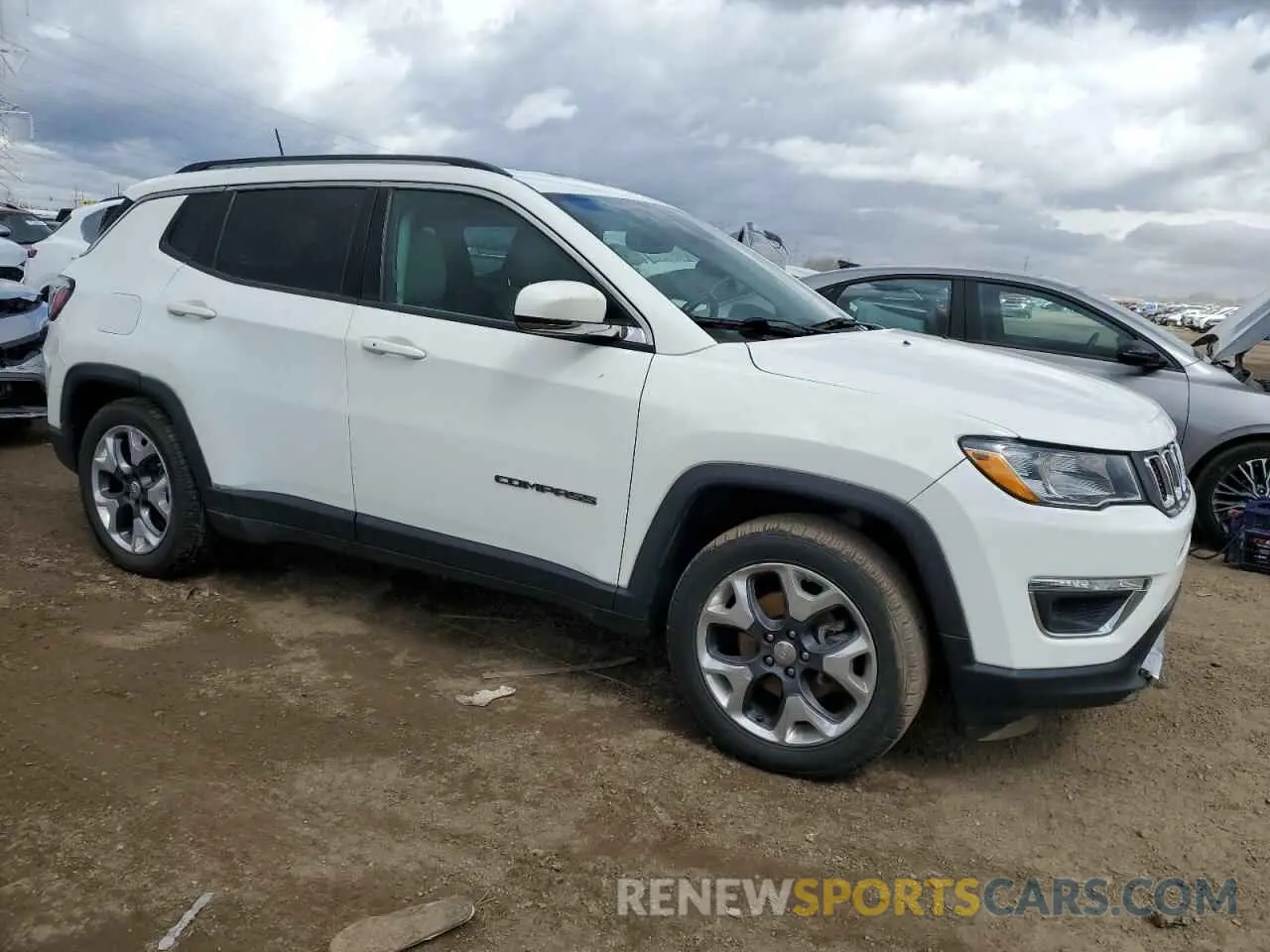 4 fotografías del automóvil dañado 3C4NJCCB2LT128992 JEEP COMPASS 2020