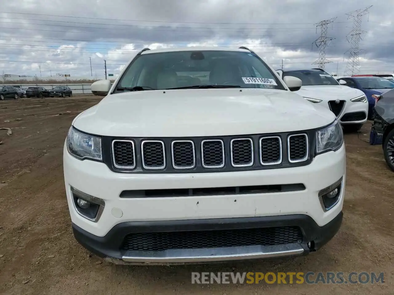 5 fotografías del automóvil dañado 3C4NJCCB2LT128992 JEEP COMPASS 2020
