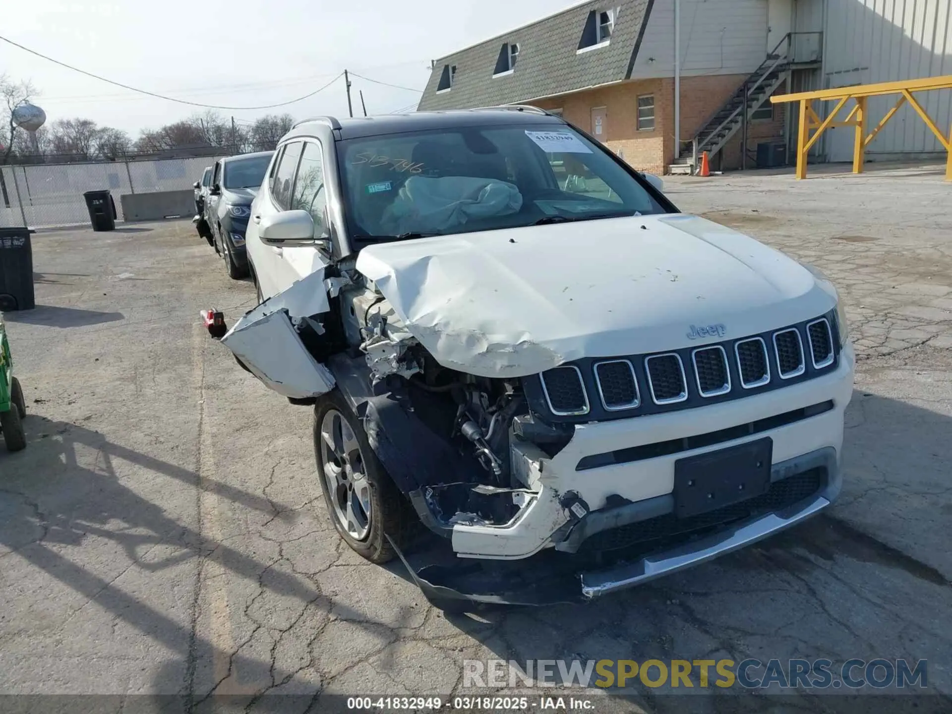1 fotografías del automóvil dañado 3C4NJCCB2LT247237 JEEP COMPASS 2020