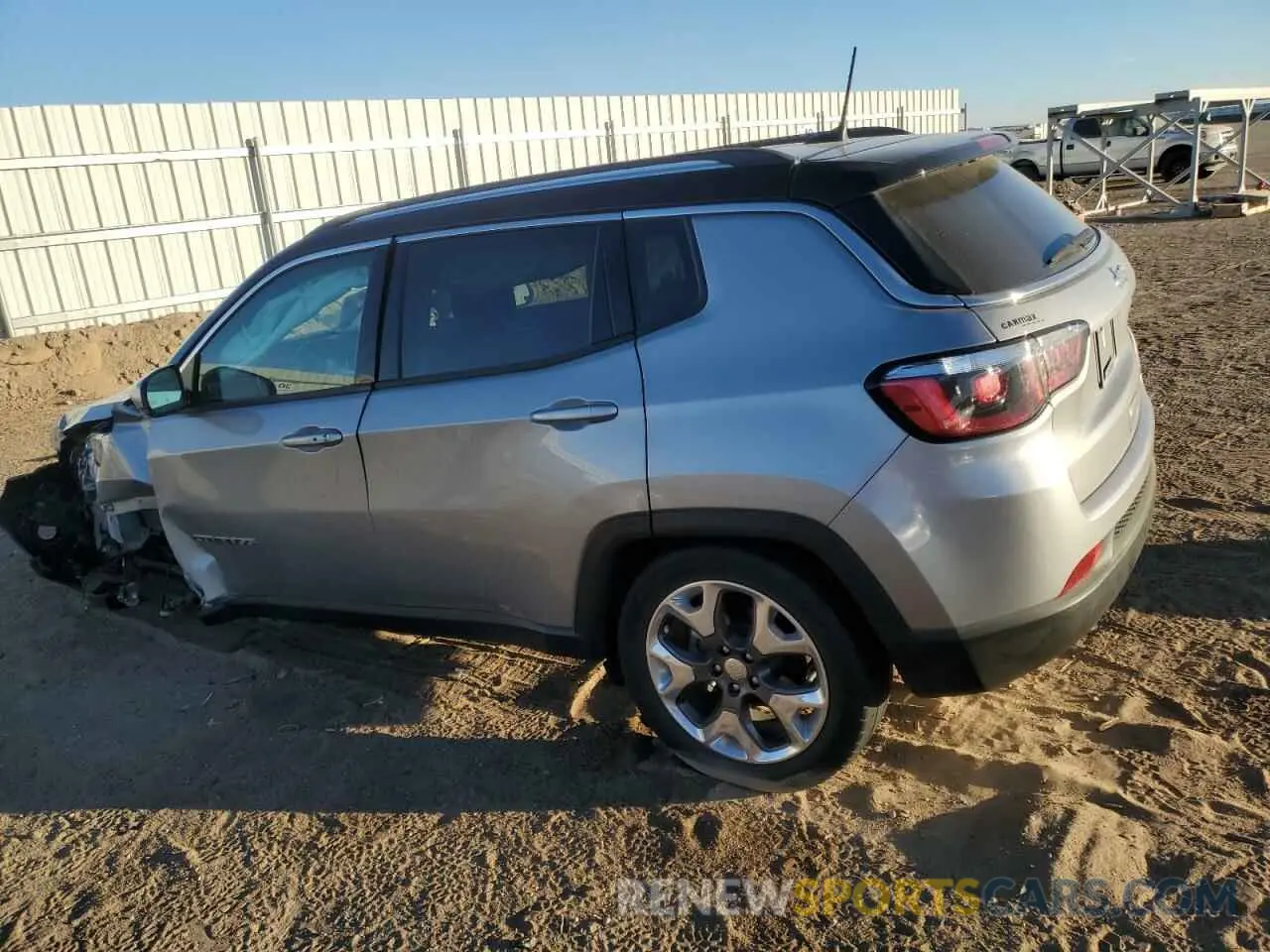2 fotografías del automóvil dañado 3C4NJCCB4LT105312 JEEP COMPASS 2020