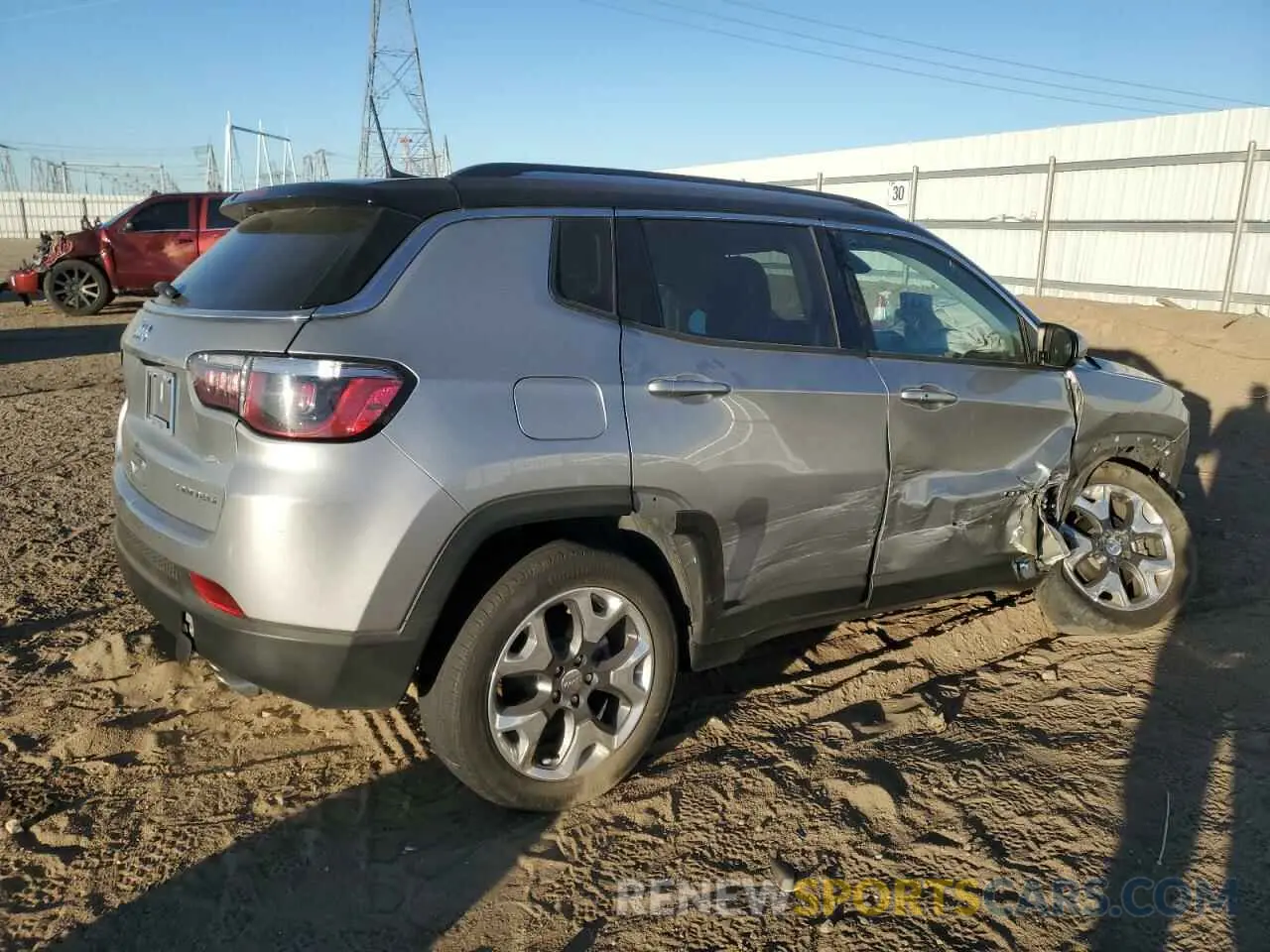 3 fotografías del automóvil dañado 3C4NJCCB4LT105312 JEEP COMPASS 2020