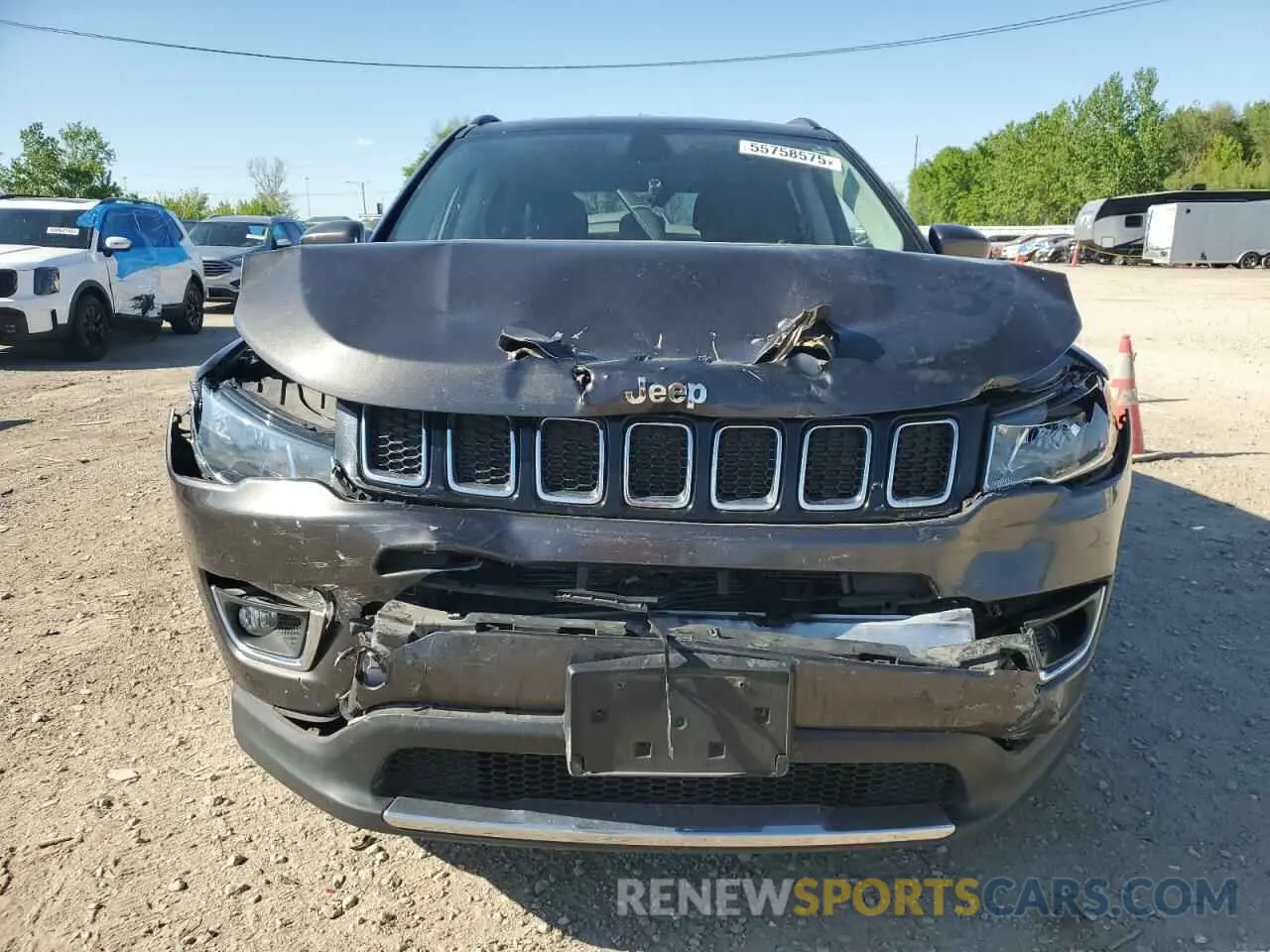 5 fotografías del automóvil dañado 3C4NJCCB6LT114416 JEEP COMPASS 2020