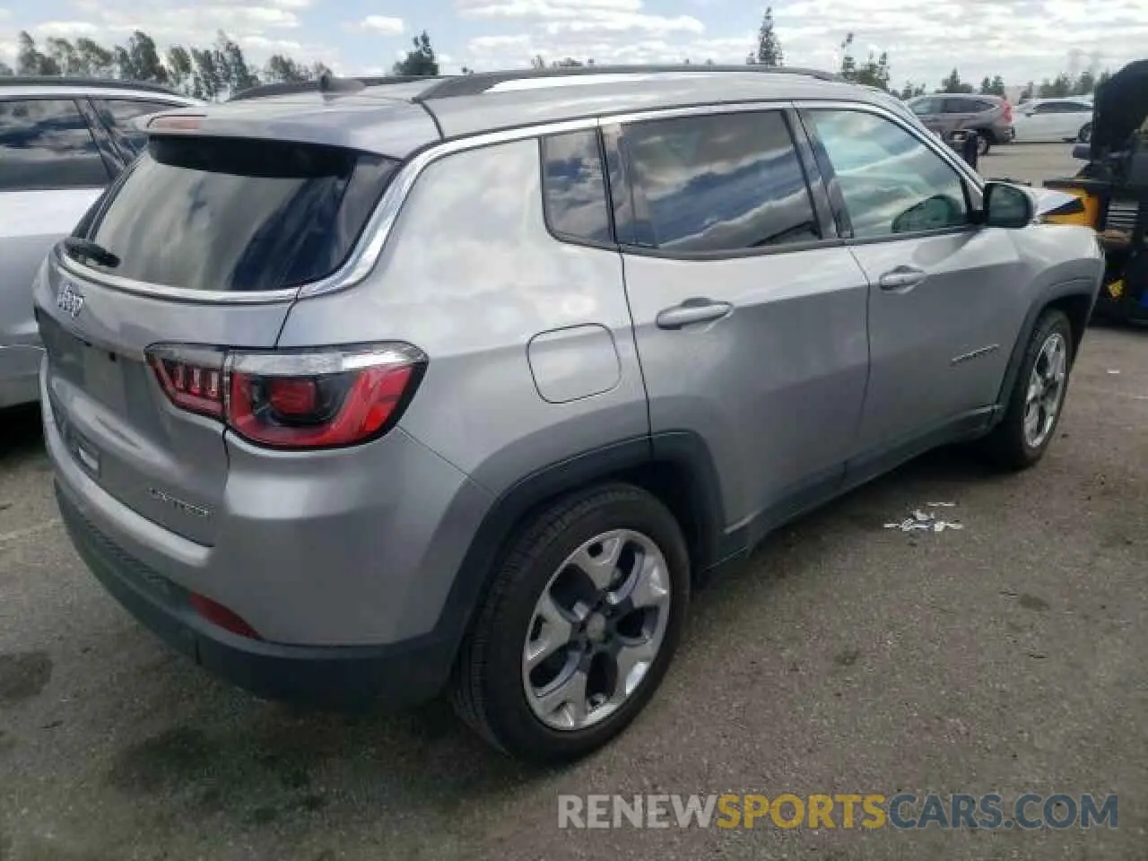 3 fotografías del automóvil dañado 3C4NJCCB7LT114456 JEEP COMPASS 2020