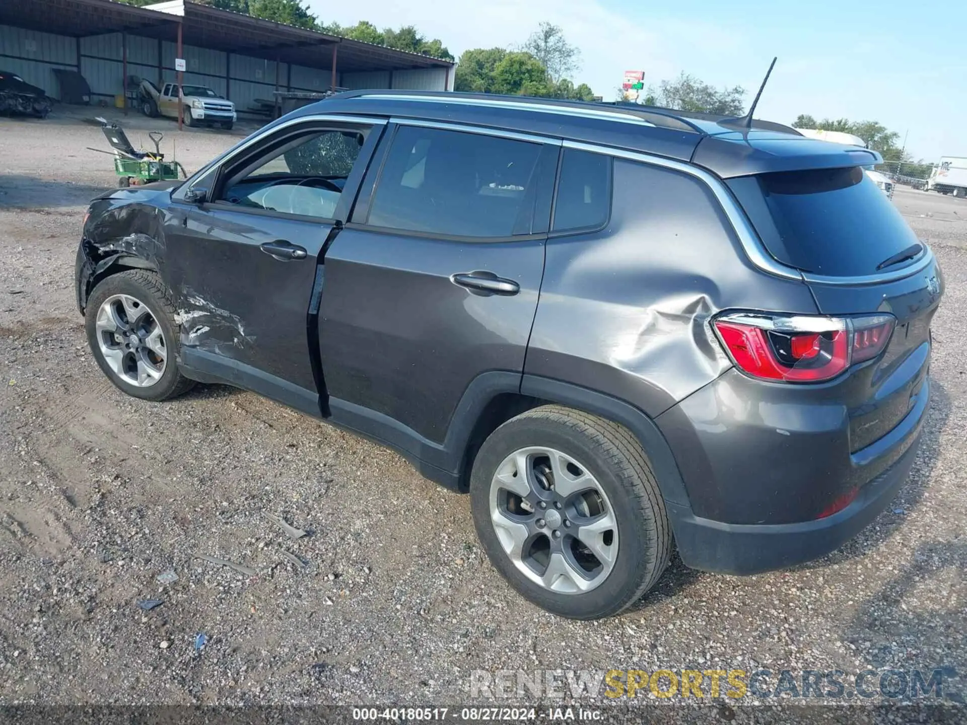 3 fotografías del automóvil dañado 3C4NJCCB7LT170817 JEEP COMPASS 2020