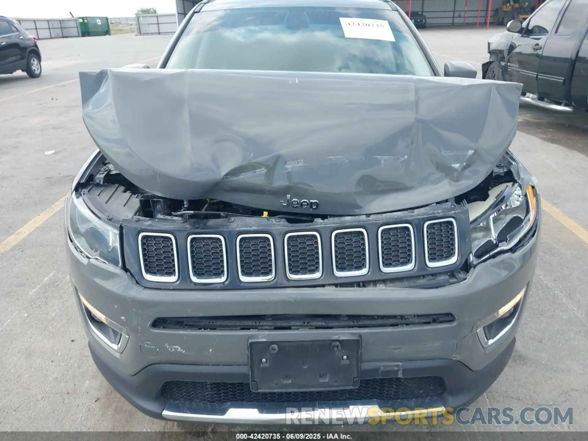 6 fotografías del automóvil dañado 3C4NJCCB8LT128866 JEEP COMPASS 2020