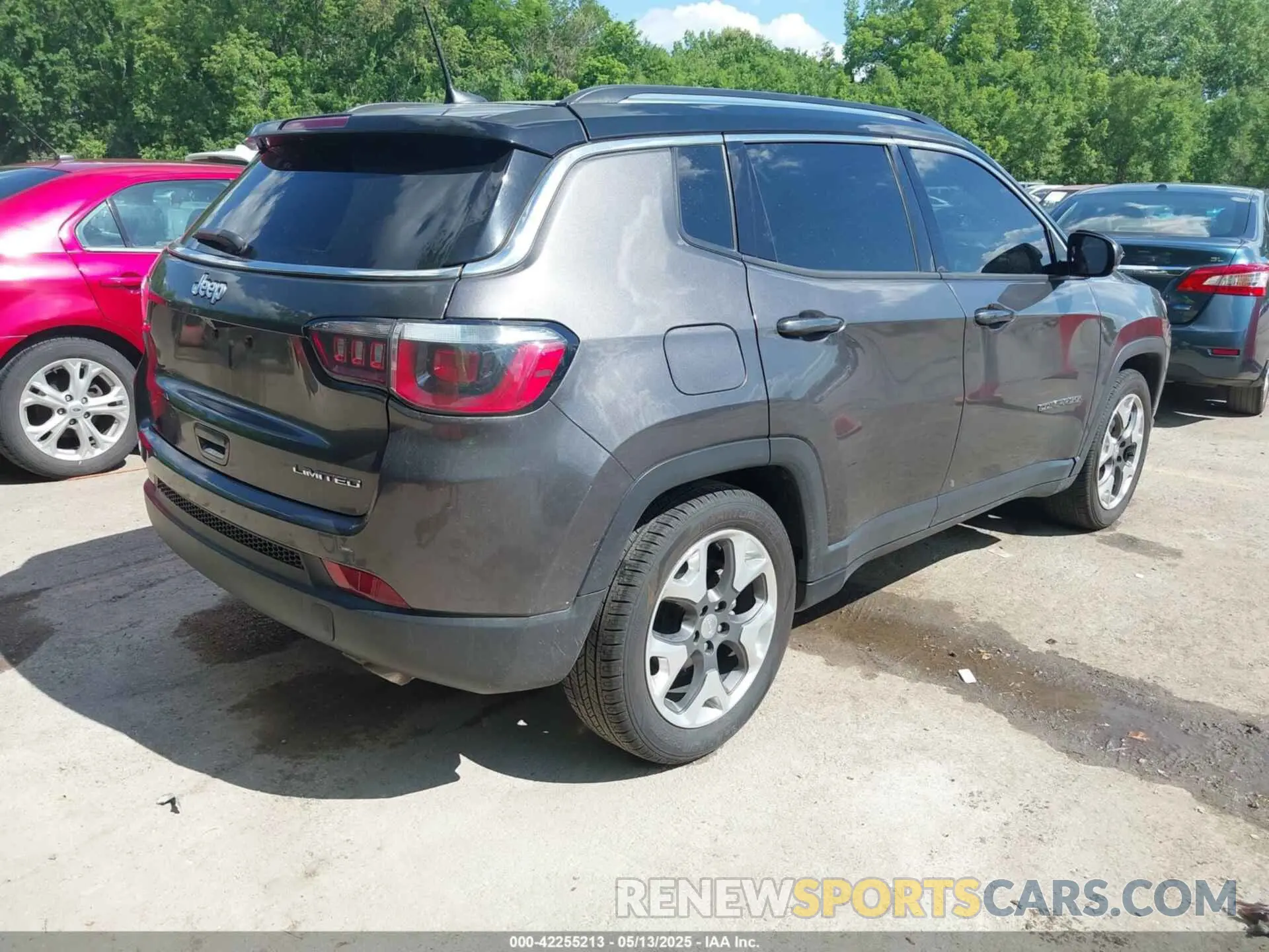4 fotografías del automóvil dañado 3C4NJCCBXLT114497 JEEP COMPASS 2020