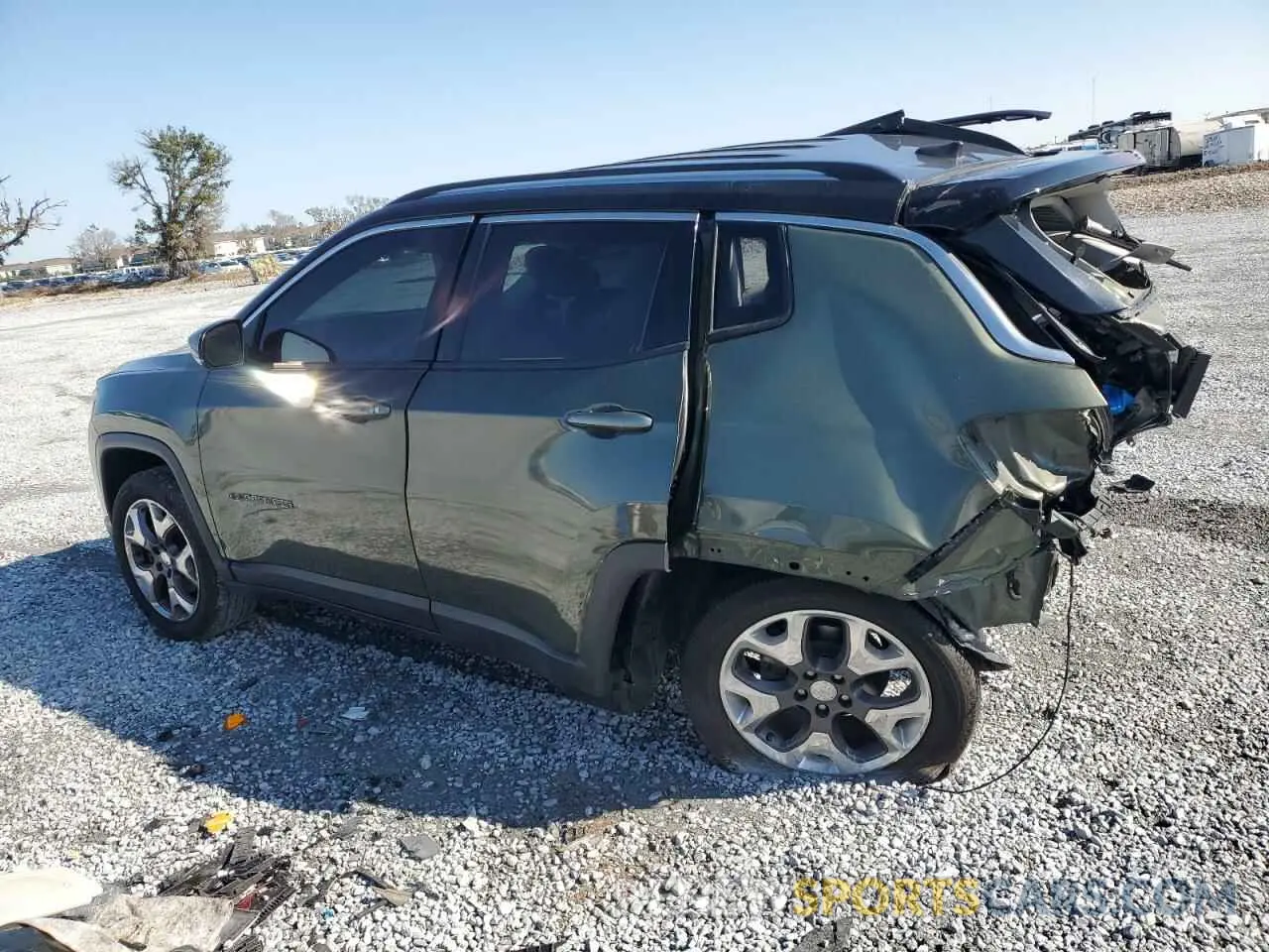 2 fotografías del automóvil dañado 3C4NJCCBXLT150691 JEEP COMPASS 2020