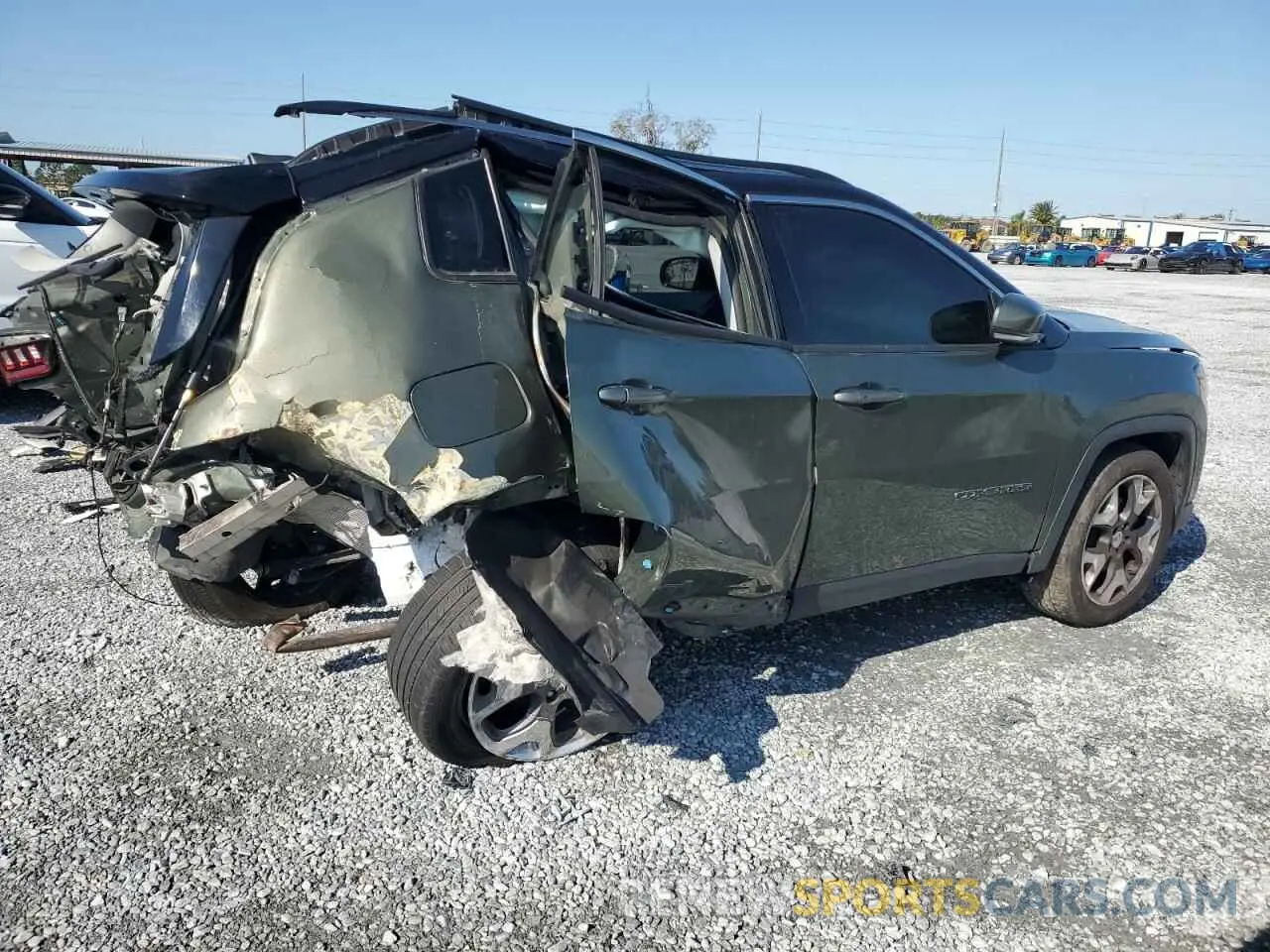 3 fotografías del automóvil dañado 3C4NJCCBXLT150691 JEEP COMPASS 2020