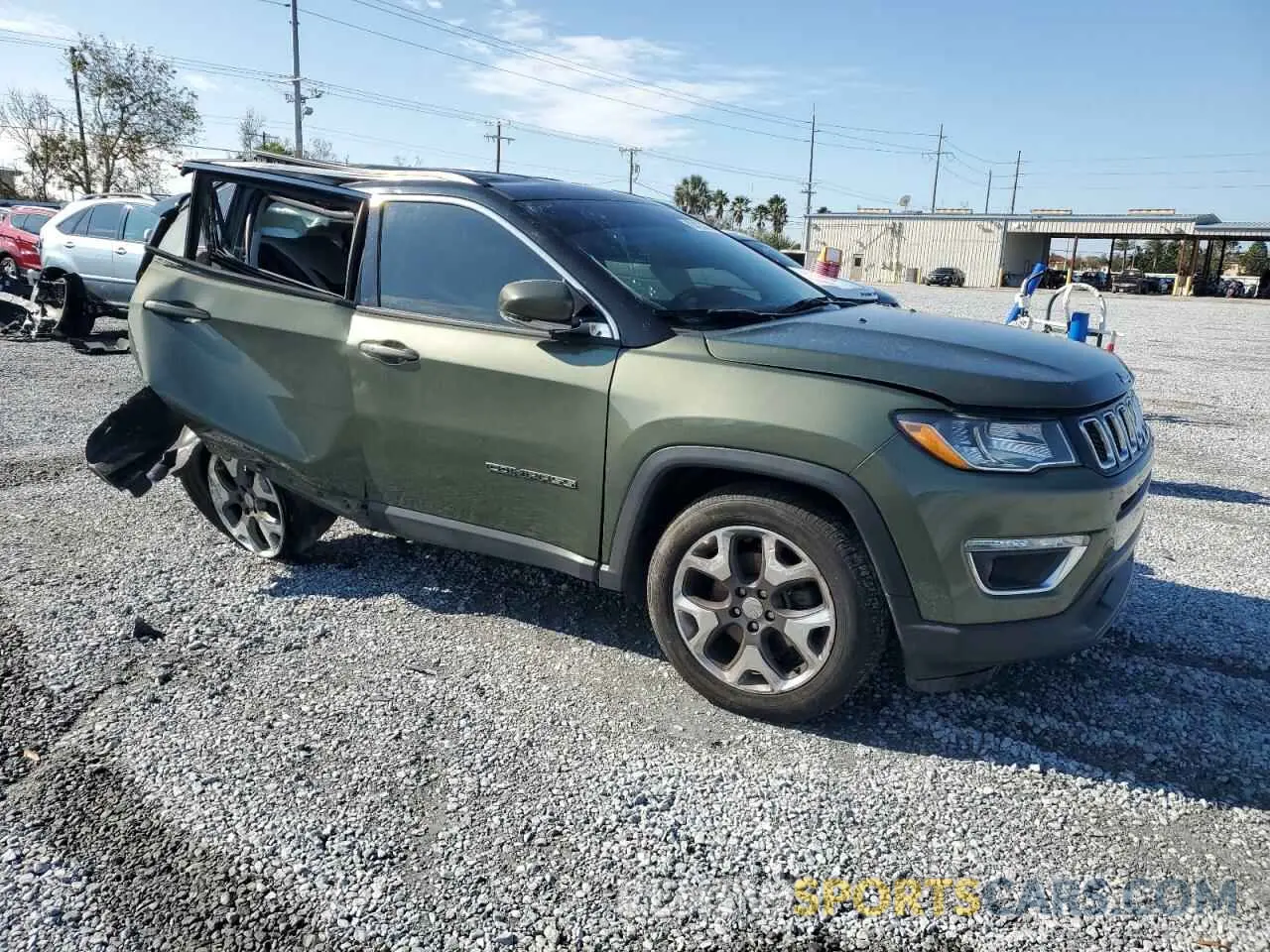 4 fotografías del automóvil dañado 3C4NJCCBXLT150691 JEEP COMPASS 2020