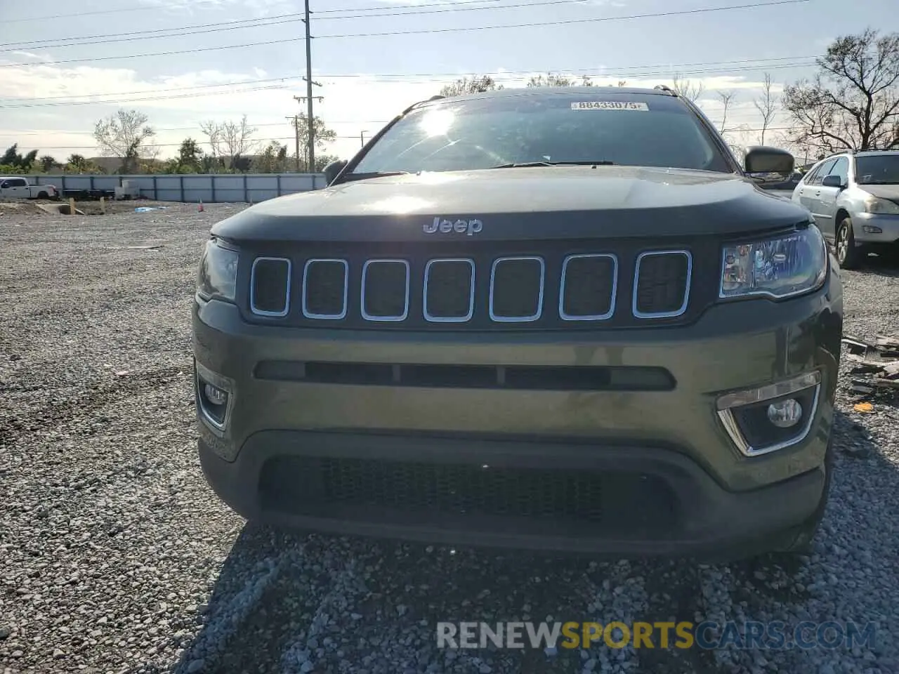 5 fotografías del automóvil dañado 3C4NJCCBXLT150691 JEEP COMPASS 2020