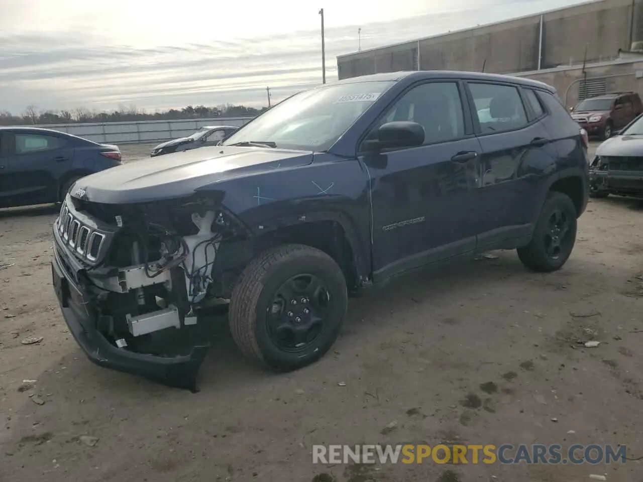 1 fotografías del automóvil dañado 3C4NJDAB0LT149770 JEEP COMPASS 2020