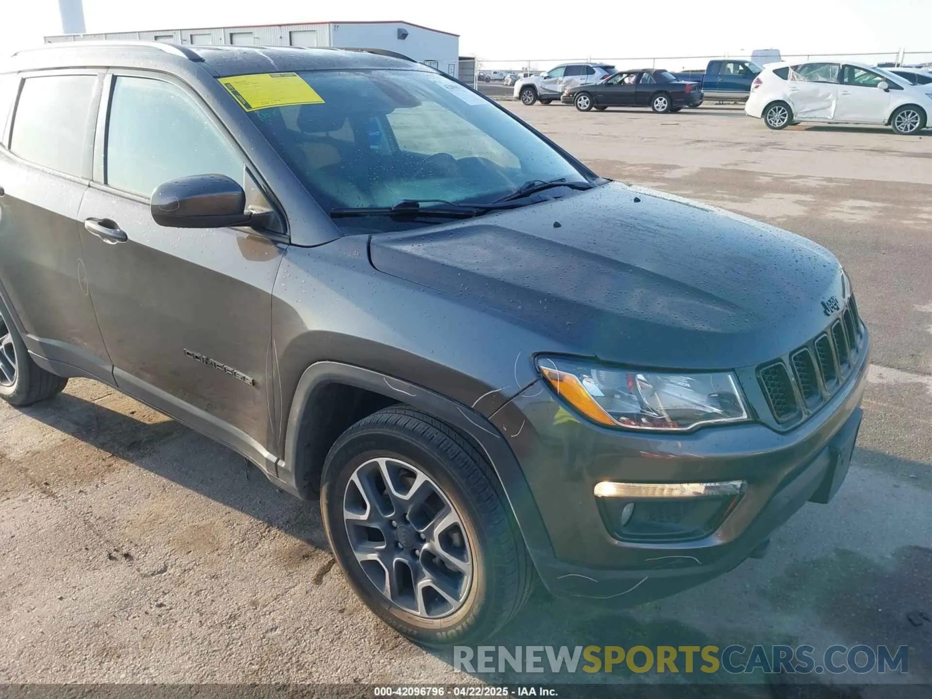 21 fotografías del automóvil dañado 3C4NJDAB3LT224171 JEEP COMPASS 2020