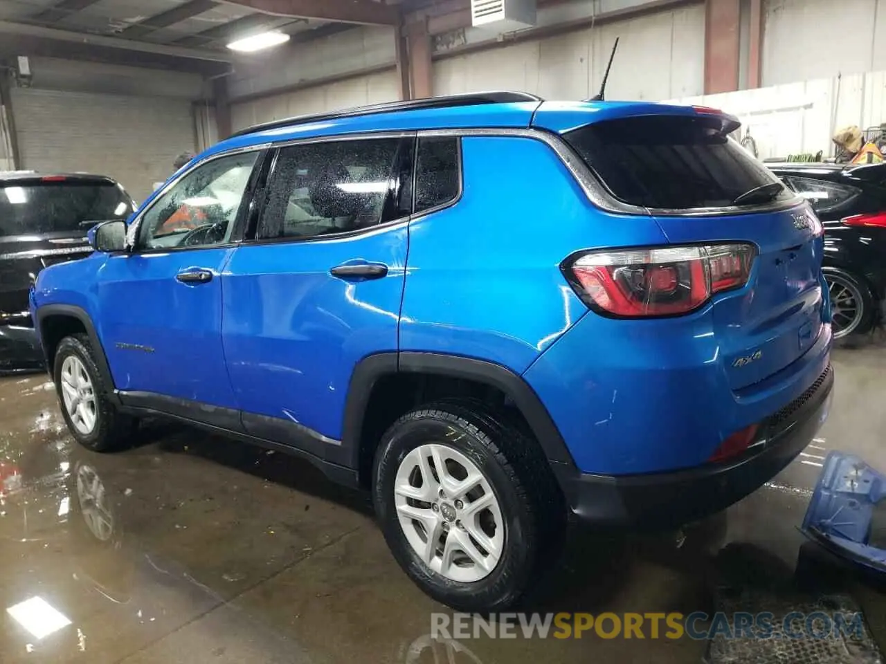 2 fotografías del automóvil dañado 3C4NJDAB5LT149277 JEEP COMPASS 2020