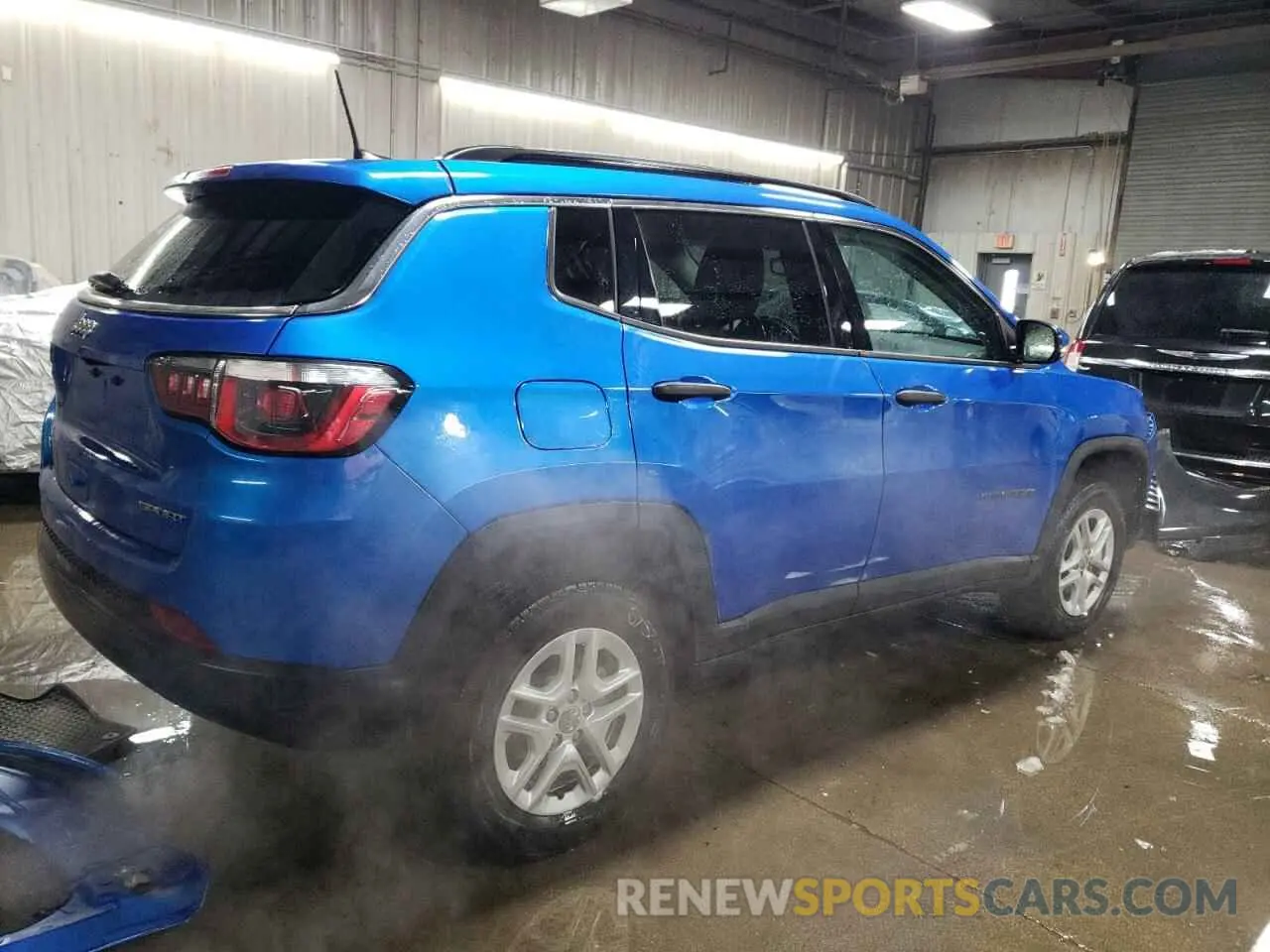 3 fotografías del automóvil dañado 3C4NJDAB5LT149277 JEEP COMPASS 2020