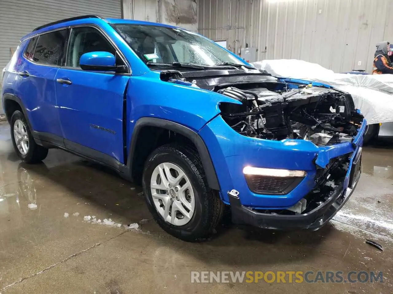4 fotografías del automóvil dañado 3C4NJDAB5LT149277 JEEP COMPASS 2020
