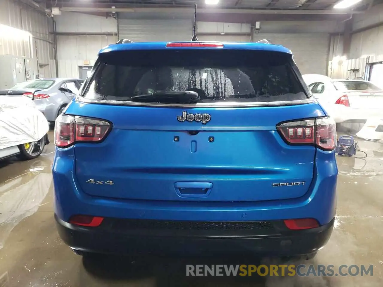 6 fotografías del automóvil dañado 3C4NJDAB5LT149277 JEEP COMPASS 2020