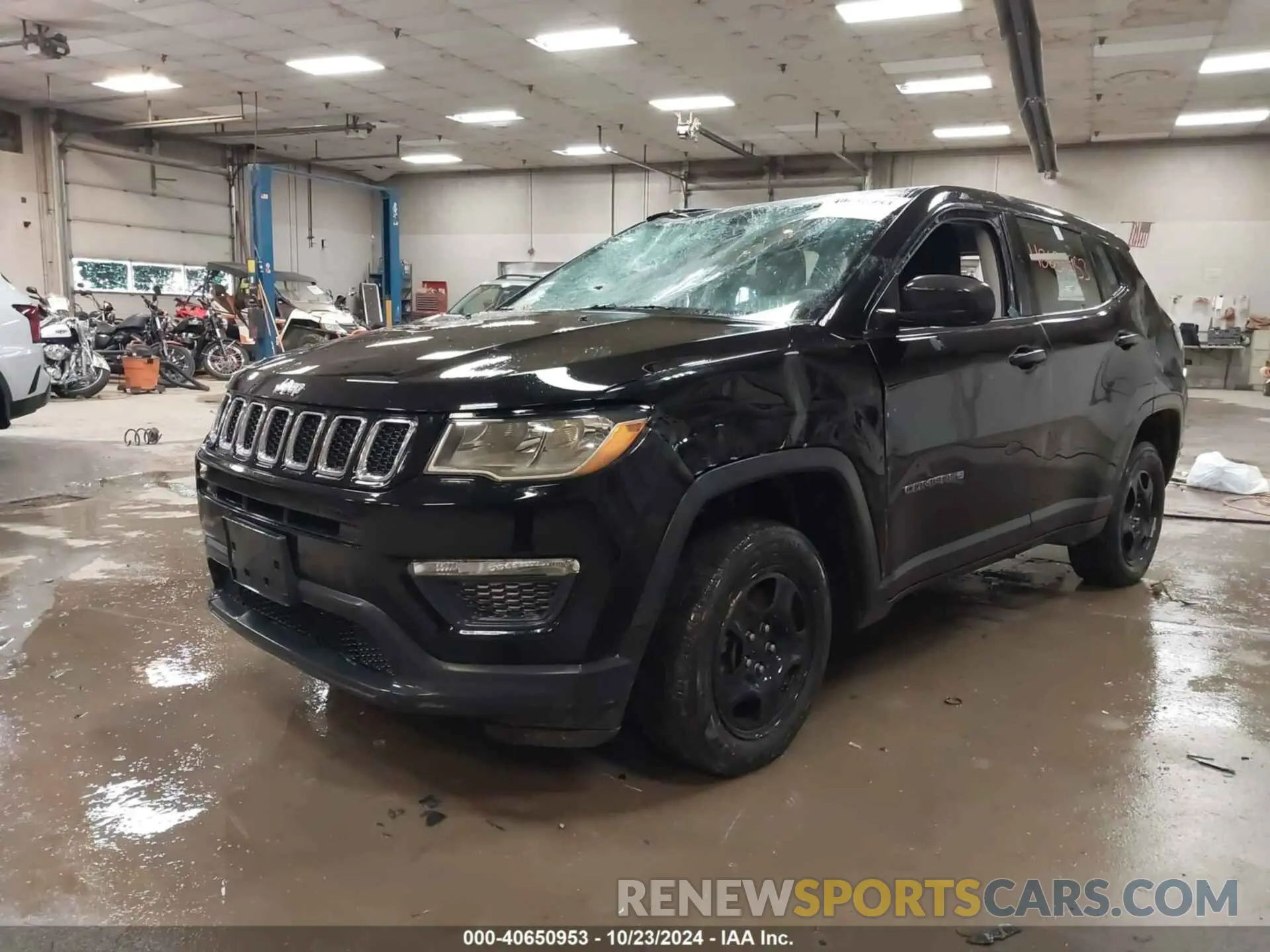 2 fotografías del automóvil dañado 3C4NJDAB6LT115803 JEEP COMPASS 2020
