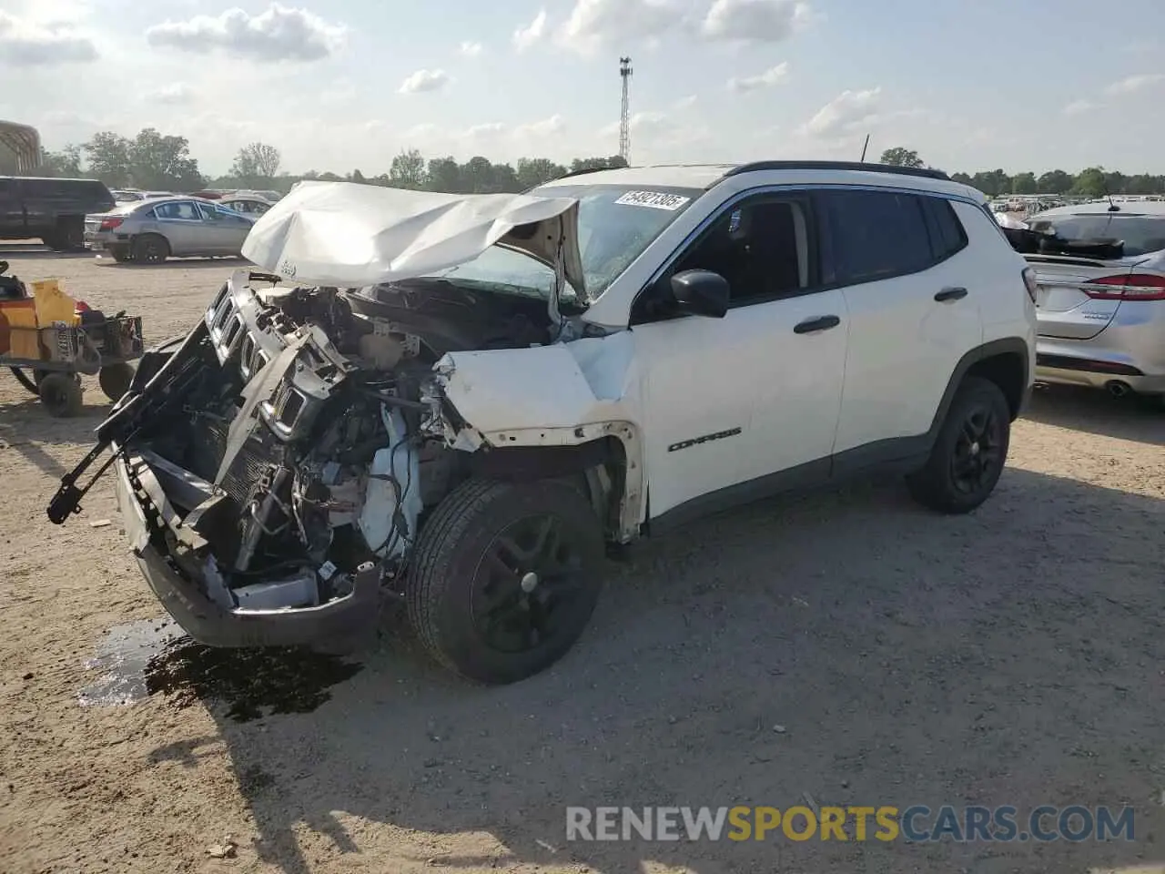 1 fotografías del automóvil dañado 3C4NJDAB8LT105015 JEEP COMPASS 2020