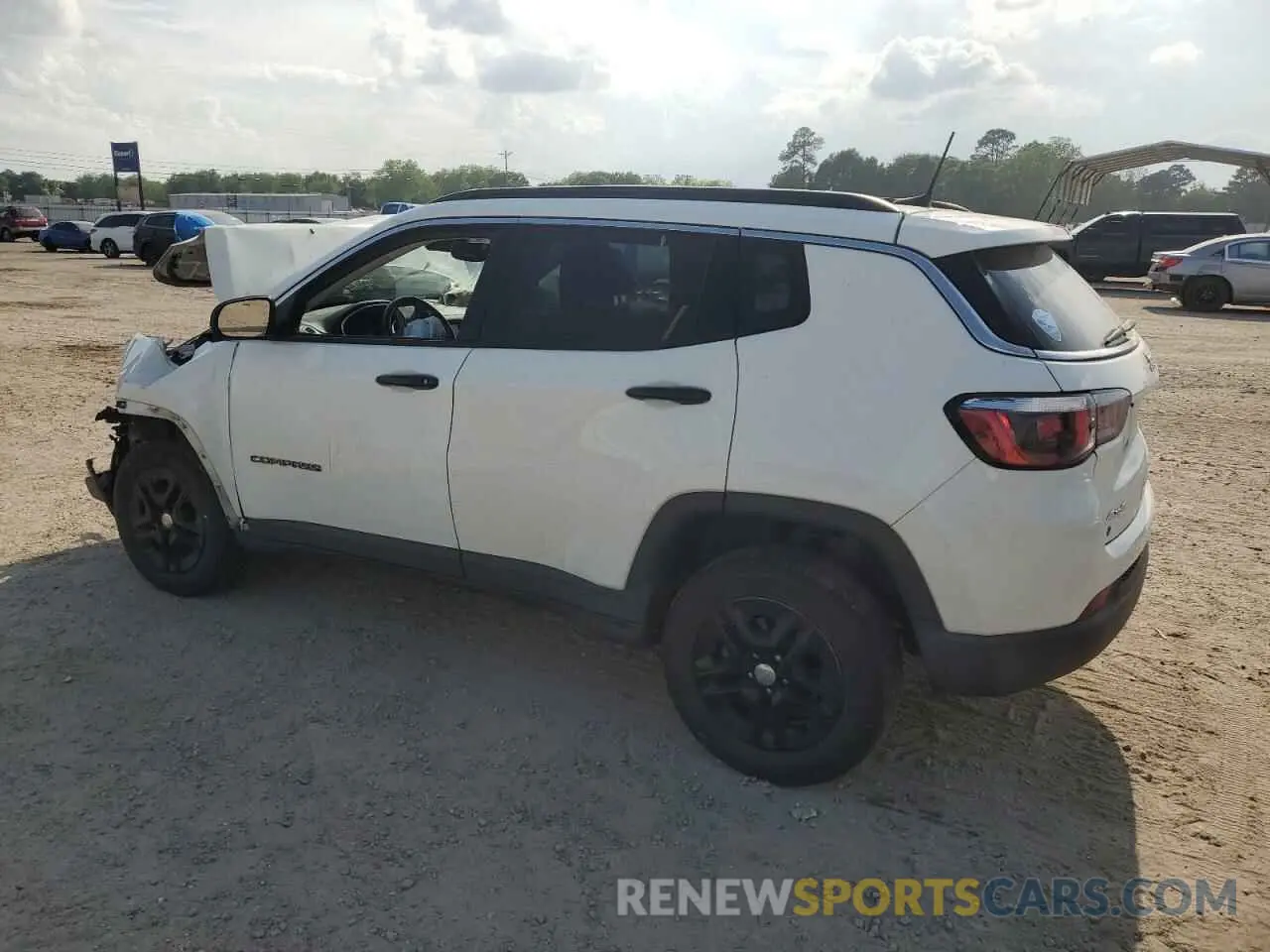 2 fotografías del automóvil dañado 3C4NJDAB8LT105015 JEEP COMPASS 2020