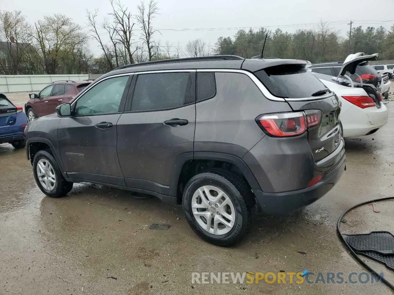 2 fotografías del automóvil dañado 3C4NJDAB8LT210072 JEEP COMPASS 2020