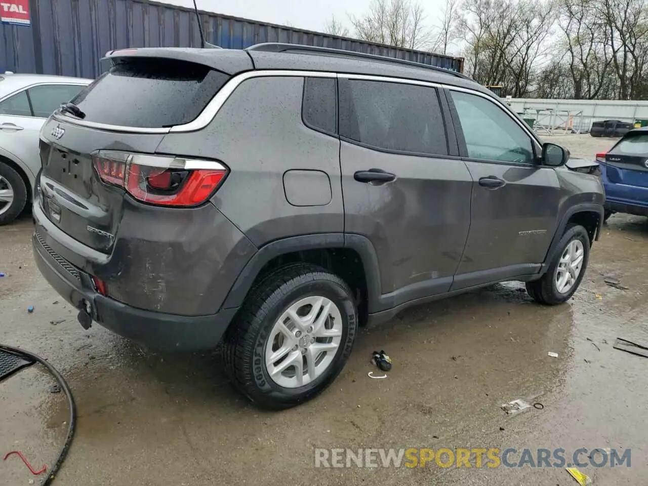3 fotografías del automóvil dañado 3C4NJDAB8LT210072 JEEP COMPASS 2020