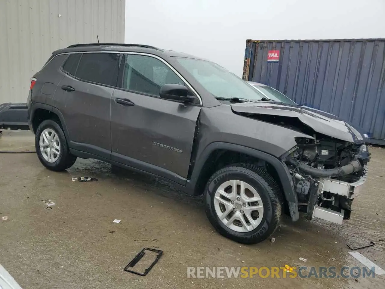 4 fotografías del automóvil dañado 3C4NJDAB8LT210072 JEEP COMPASS 2020