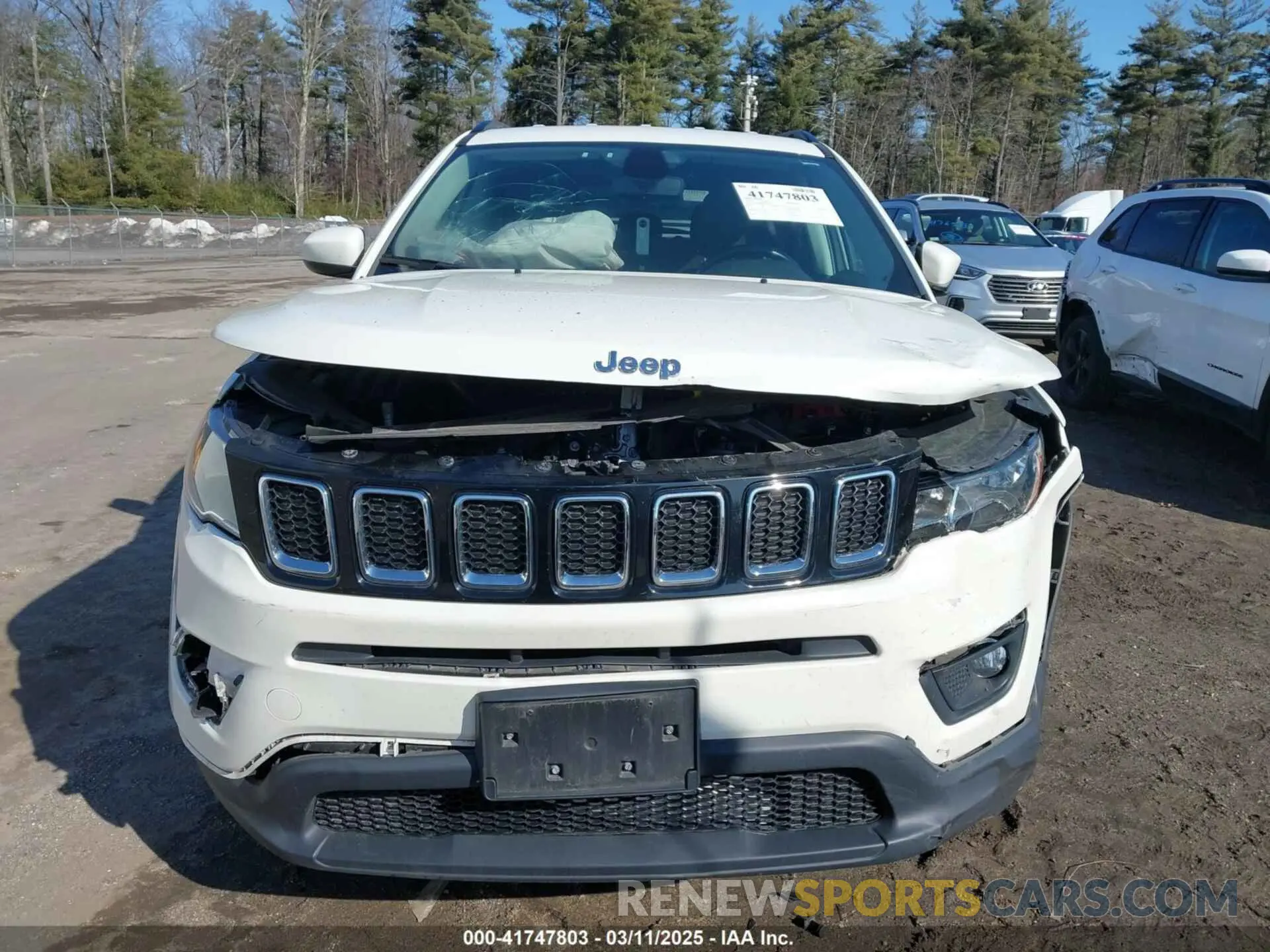 12 fotografías del automóvil dañado 3C4NJDBB0LT145359 JEEP COMPASS 2020