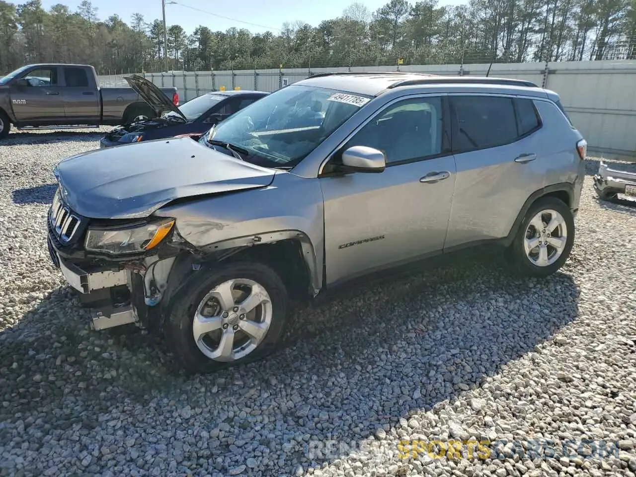 1 fotografías del automóvil dañado 3C4NJDBB0LT164557 JEEP COMPASS 2020