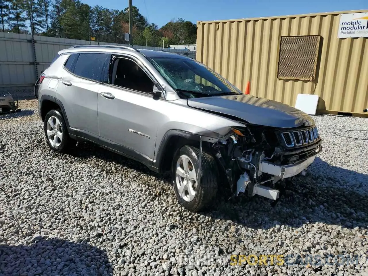 4 fotografías del automóvil dañado 3C4NJDBB0LT164557 JEEP COMPASS 2020