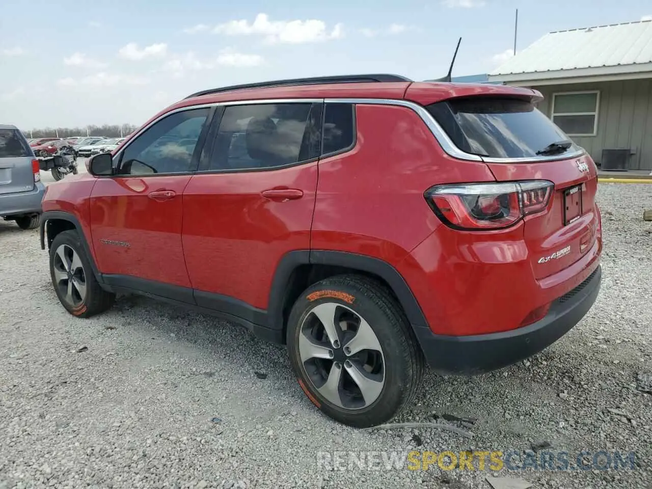 2 fotografías del automóvil dañado 3C4NJDBB1LT100320 JEEP COMPASS 2020