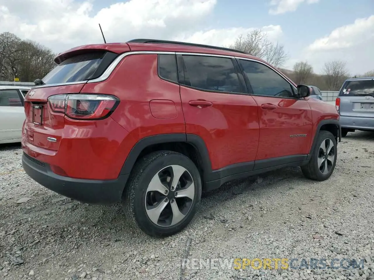 3 fotografías del automóvil dañado 3C4NJDBB1LT100320 JEEP COMPASS 2020