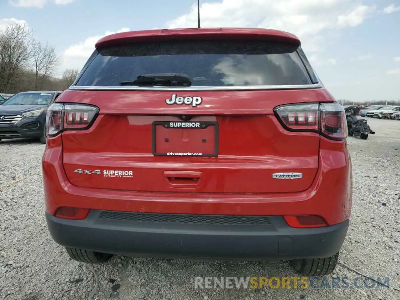 6 fotografías del automóvil dañado 3C4NJDBB1LT100320 JEEP COMPASS 2020