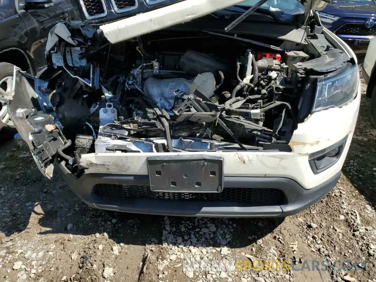 12 fotografías del automóvil dañado 3C4NJDBB2LT104280 JEEP COMPASS 2020