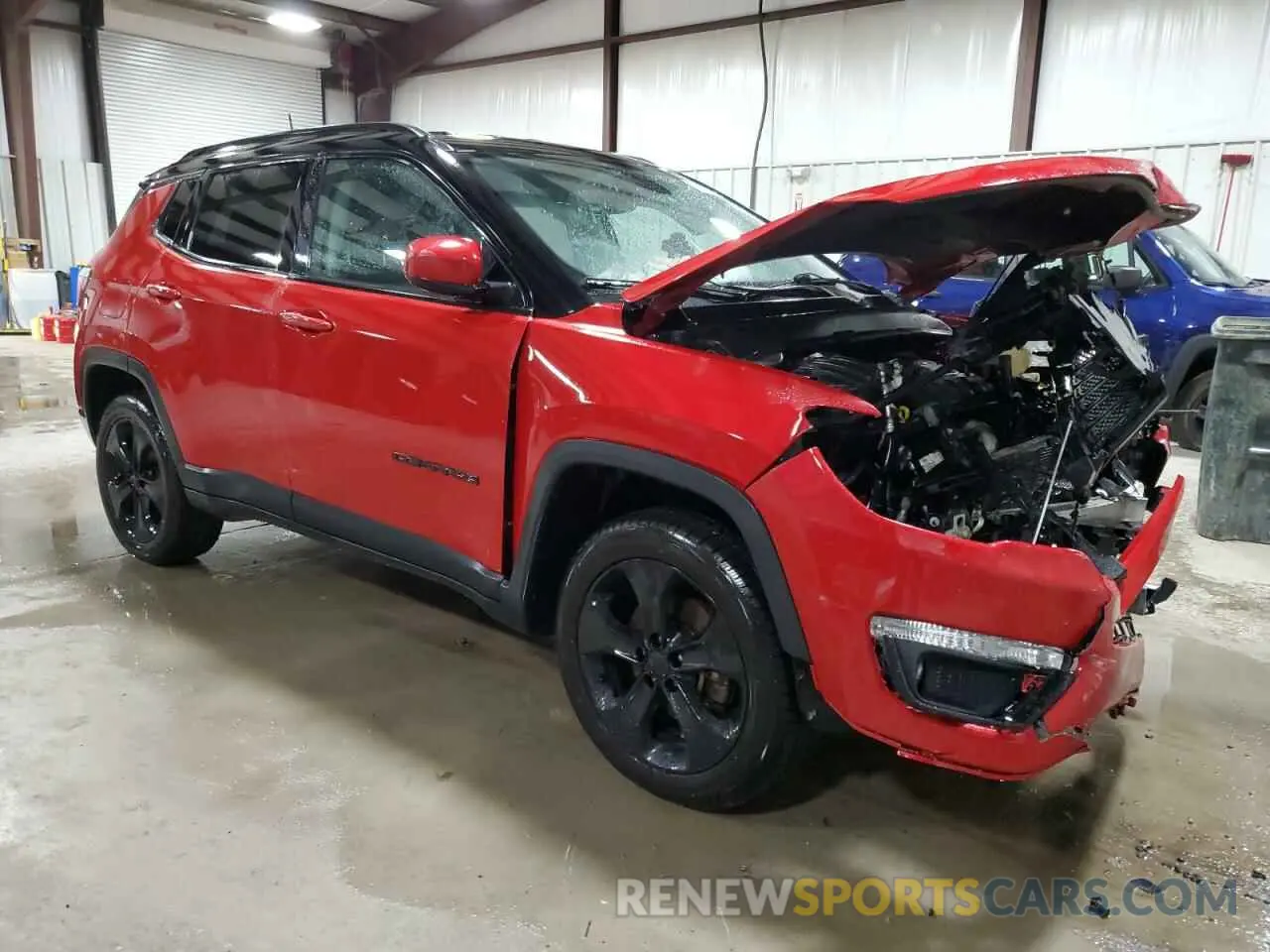 4 fotografías del automóvil dañado 3C4NJDBB2LT116591 JEEP COMPASS 2020