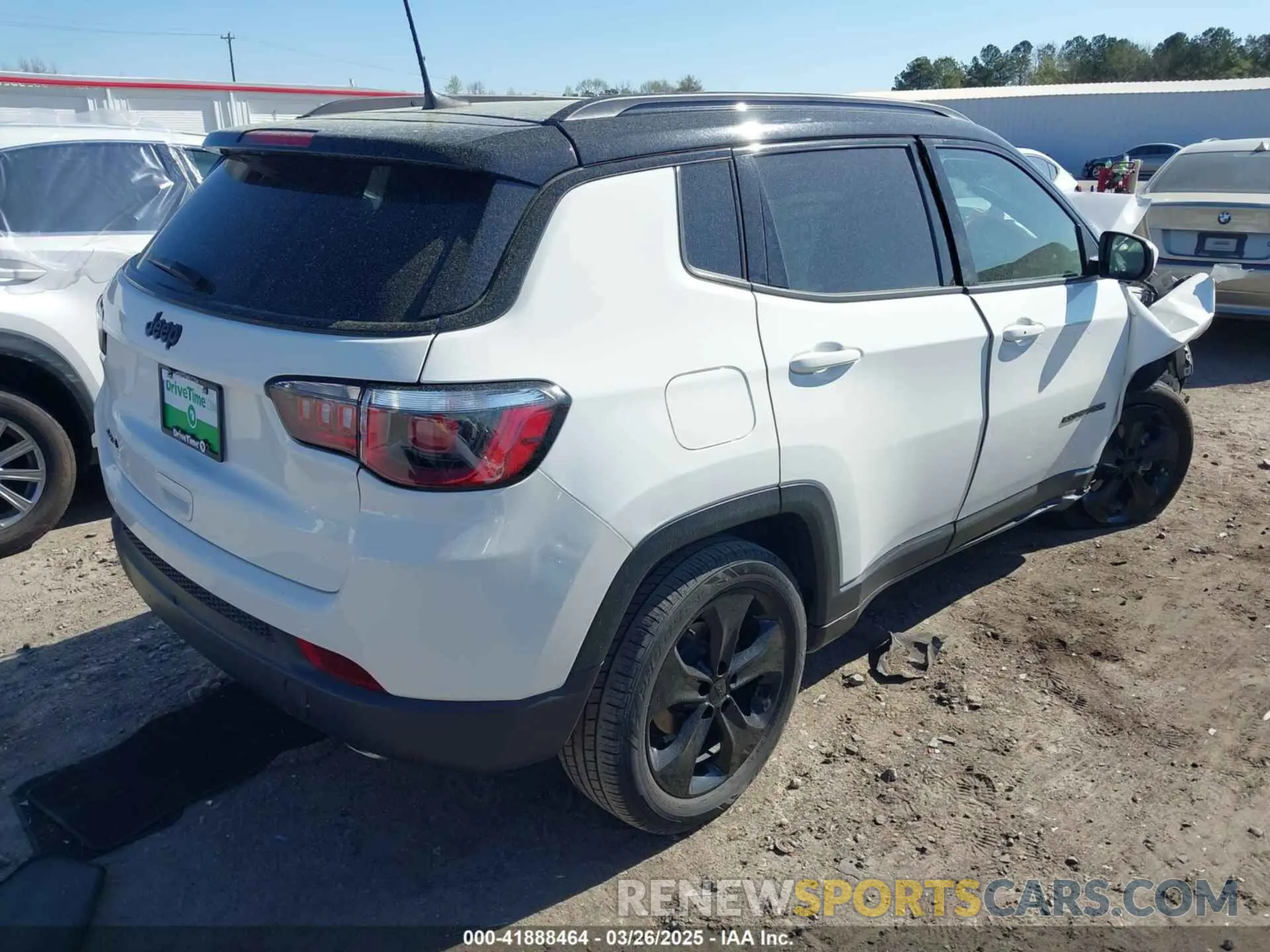 4 fotografías del automóvil dañado 3C4NJDBB2LT223947 JEEP COMPASS 2020