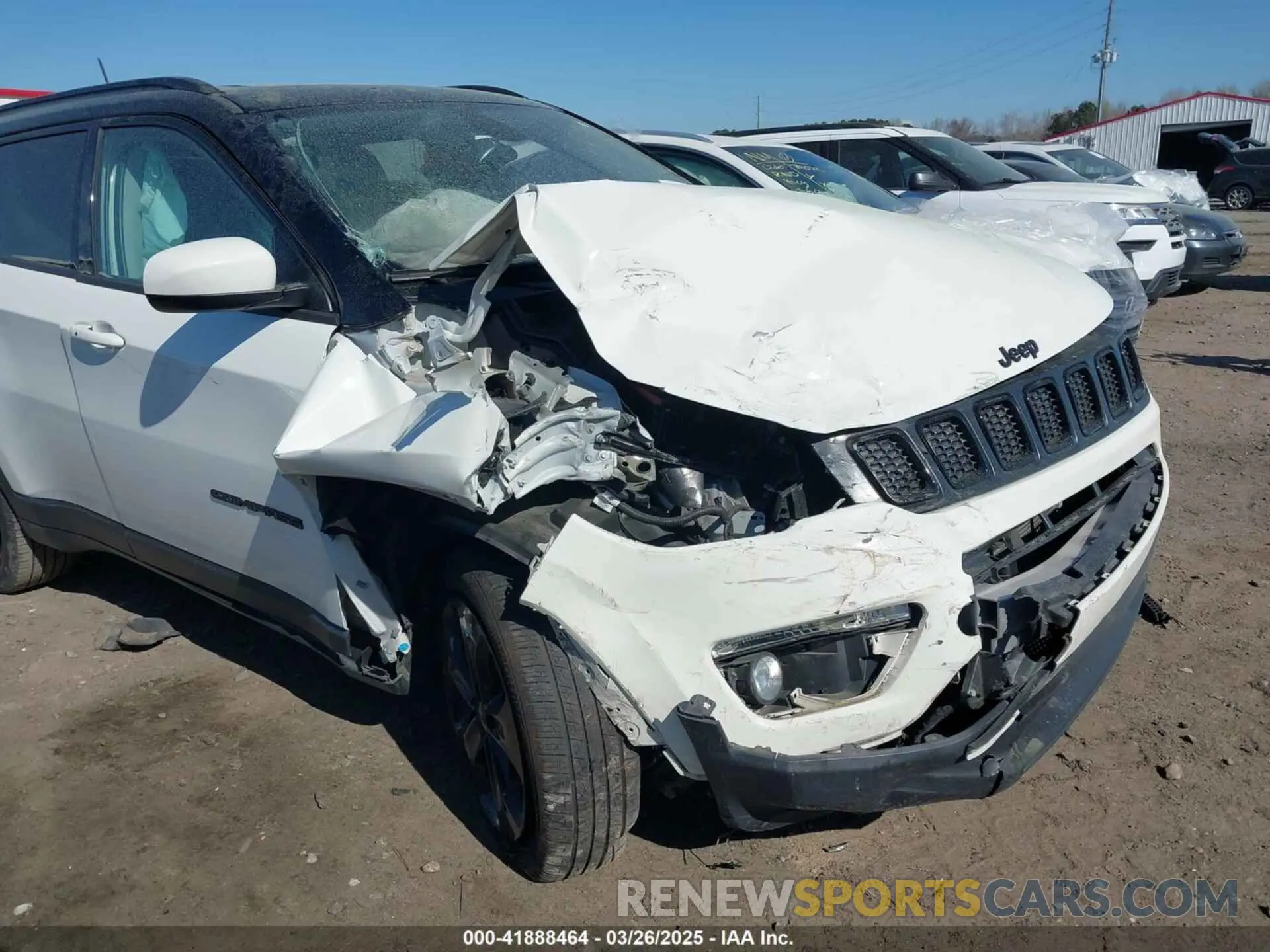 6 fotografías del automóvil dañado 3C4NJDBB2LT223947 JEEP COMPASS 2020
