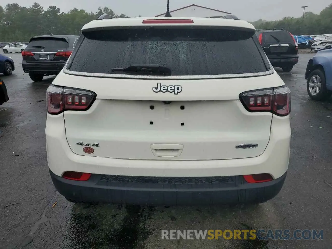 6 fotografías del automóvil dañado 3C4NJDBB3LT138633 JEEP COMPASS 2020