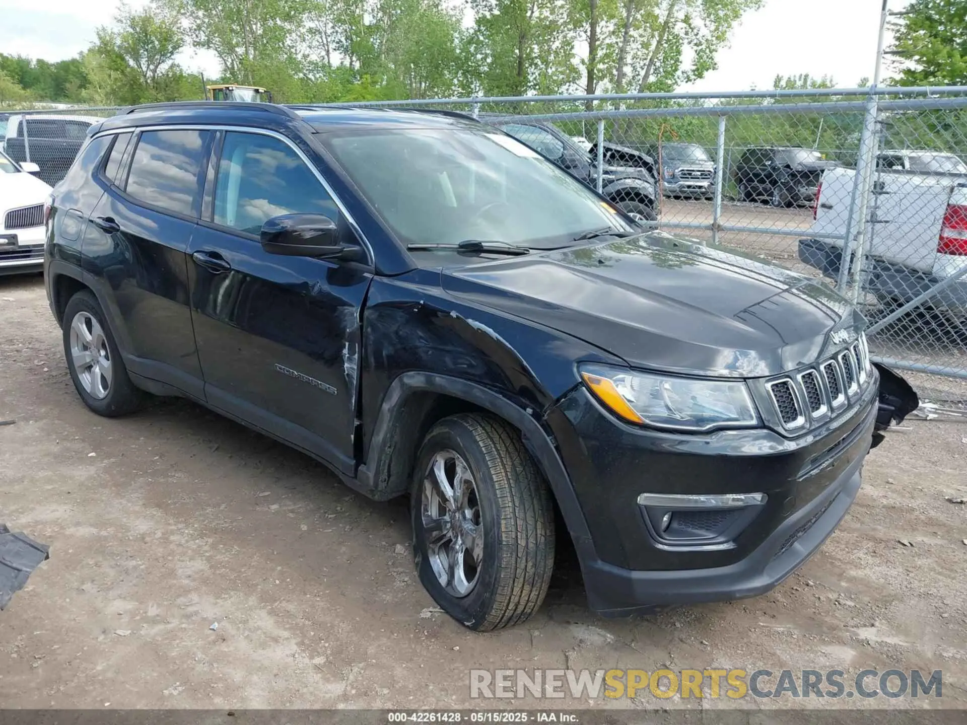 1 fotografías del automóvil dañado 3C4NJDBB4LT167980 JEEP COMPASS 2020
