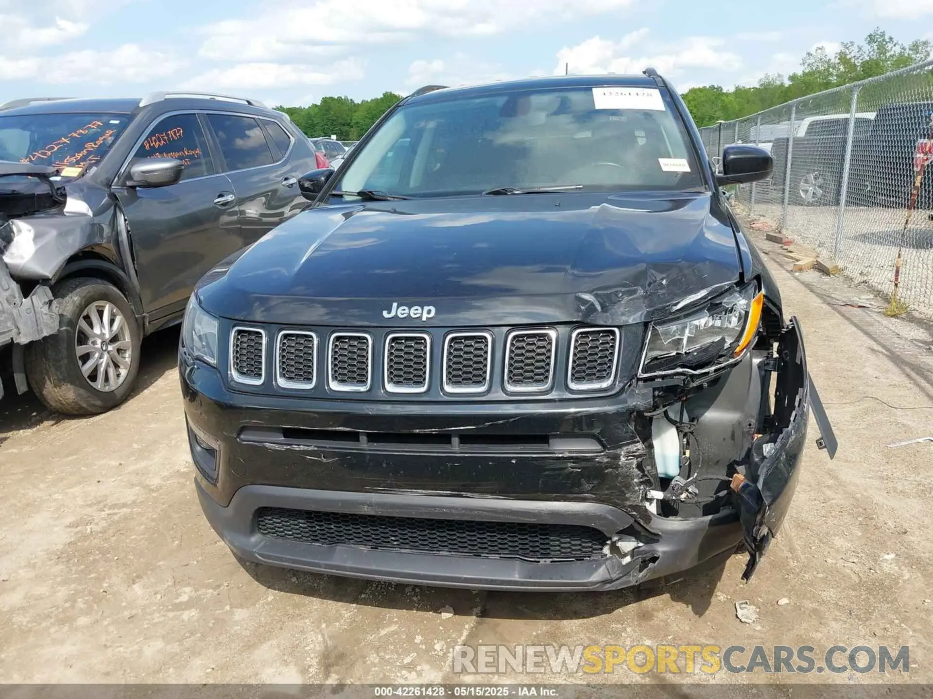 12 fotografías del automóvil dañado 3C4NJDBB4LT167980 JEEP COMPASS 2020