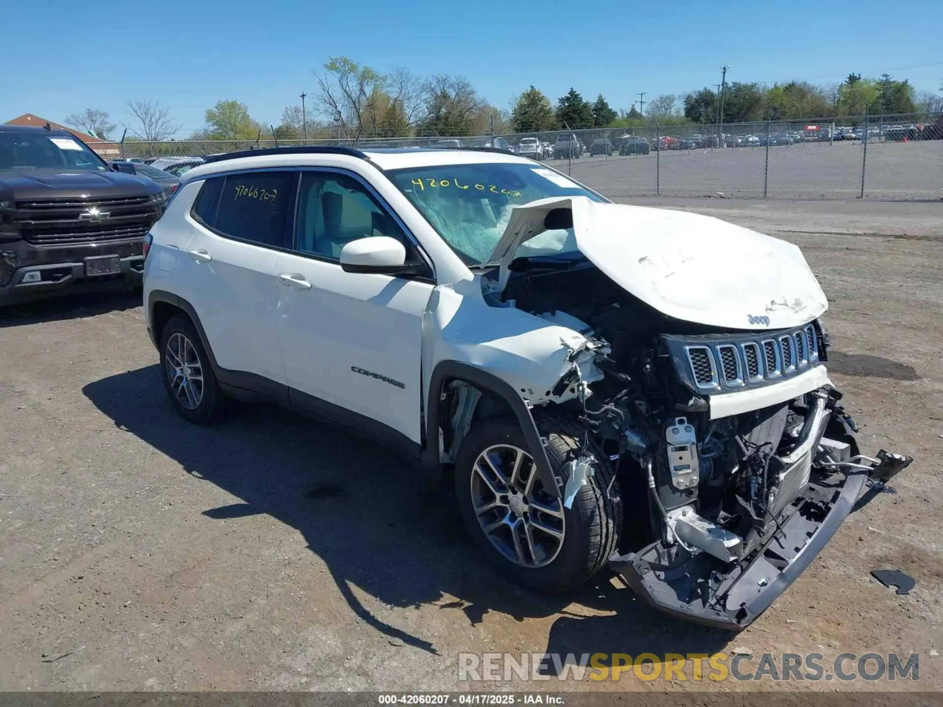 1 fotografías del automóvil dañado 3C4NJDBB4LT222752 JEEP COMPASS 2020