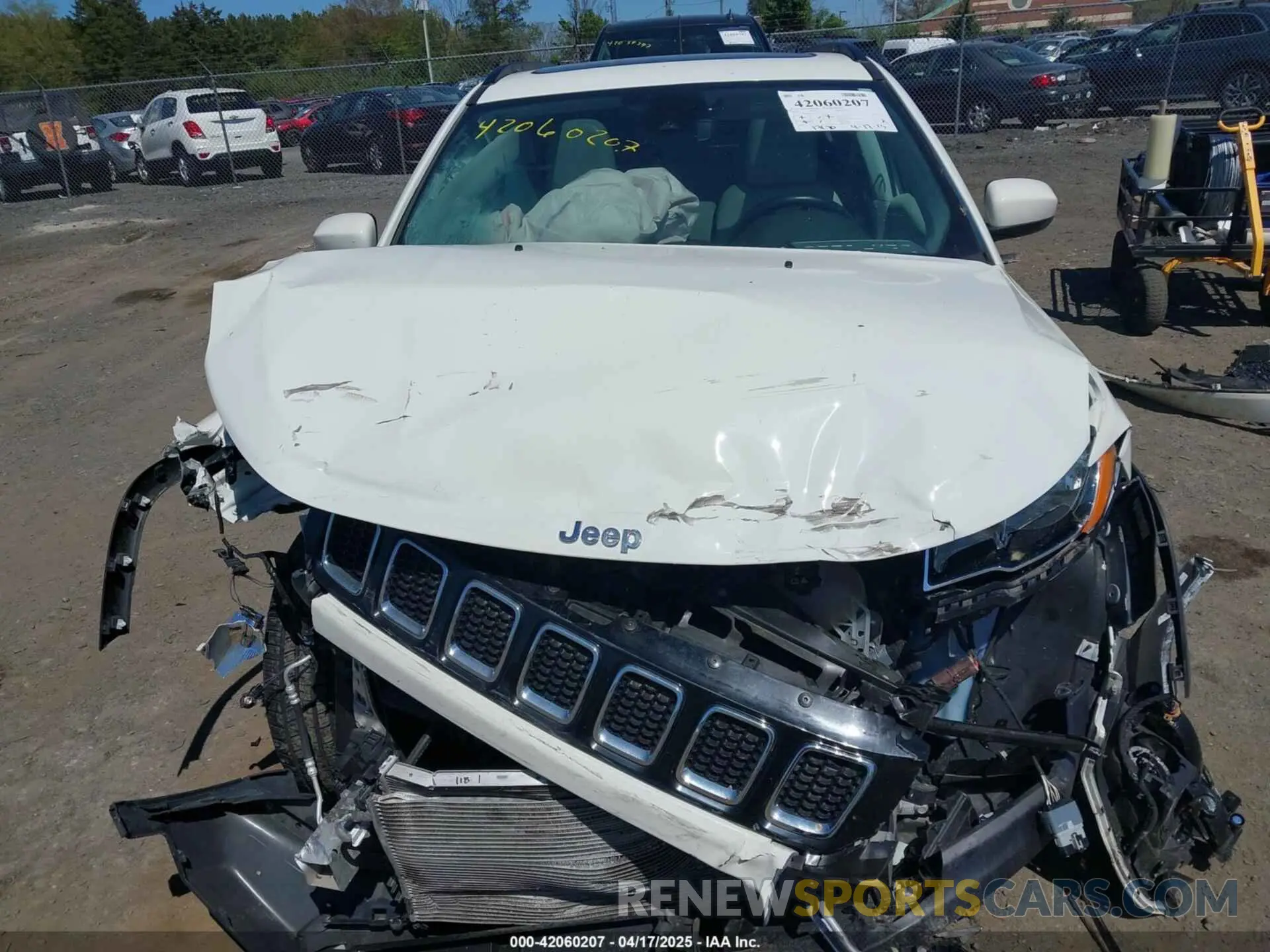 6 fotografías del automóvil dañado 3C4NJDBB4LT222752 JEEP COMPASS 2020