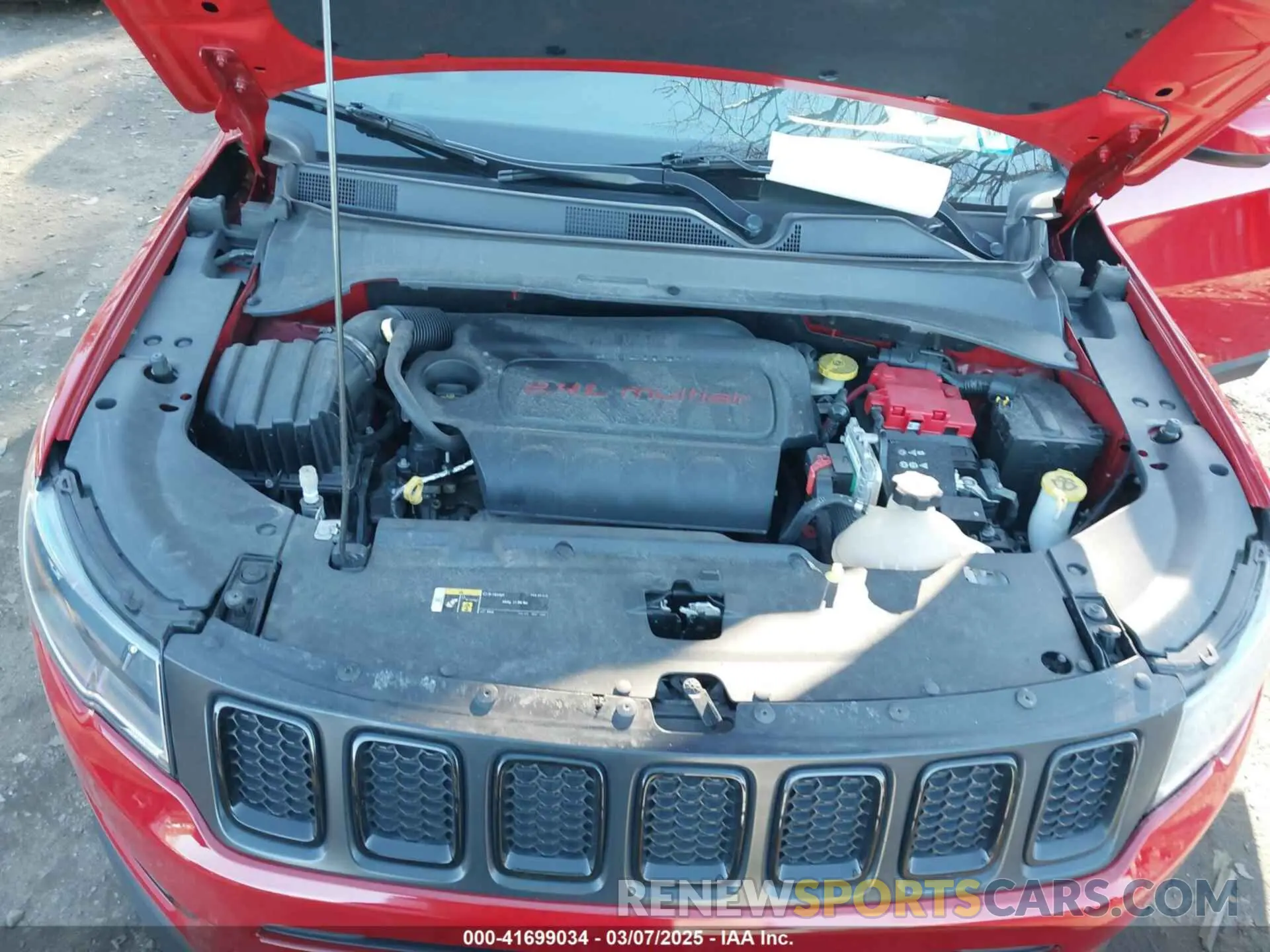 10 fotografías del automóvil dañado 3C4NJDBB5LT149875 JEEP COMPASS 2020