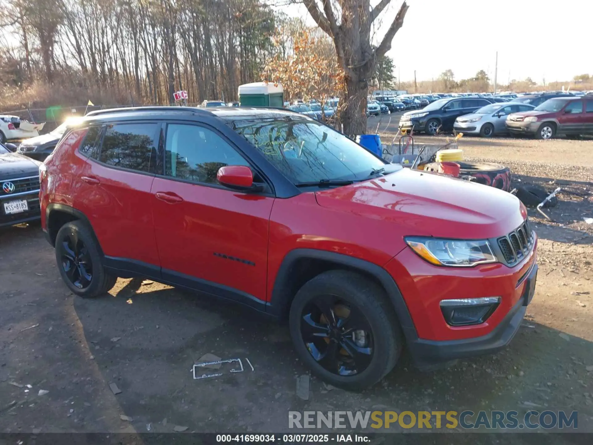 13 fotografías del automóvil dañado 3C4NJDBB5LT149875 JEEP COMPASS 2020