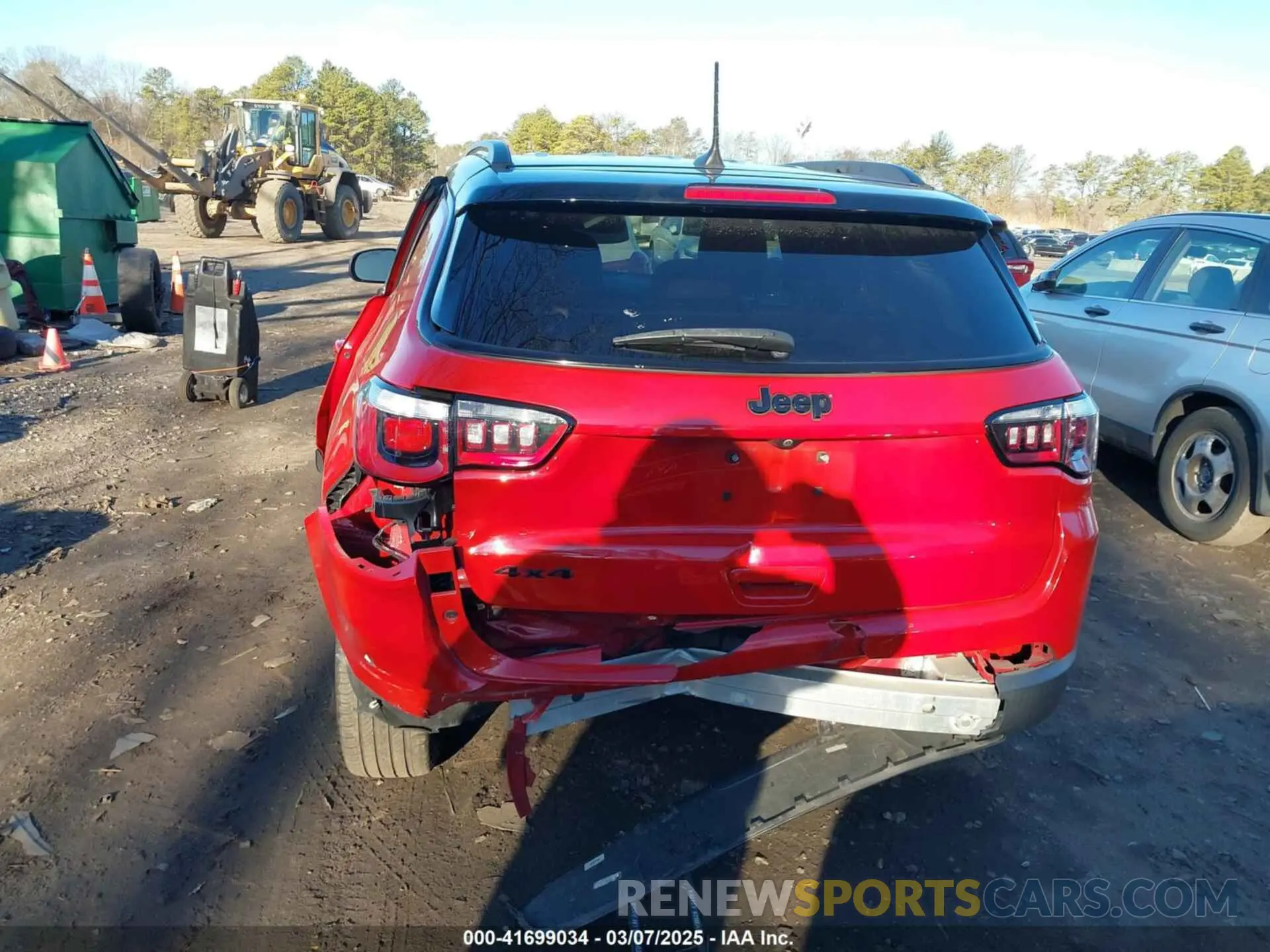 16 fotografías del automóvil dañado 3C4NJDBB5LT149875 JEEP COMPASS 2020