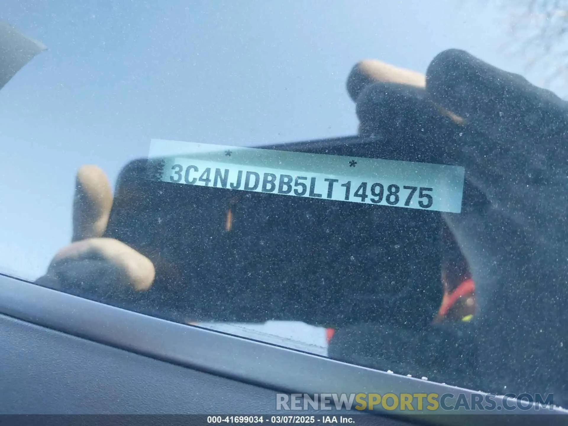 9 fotografías del automóvil dañado 3C4NJDBB5LT149875 JEEP COMPASS 2020