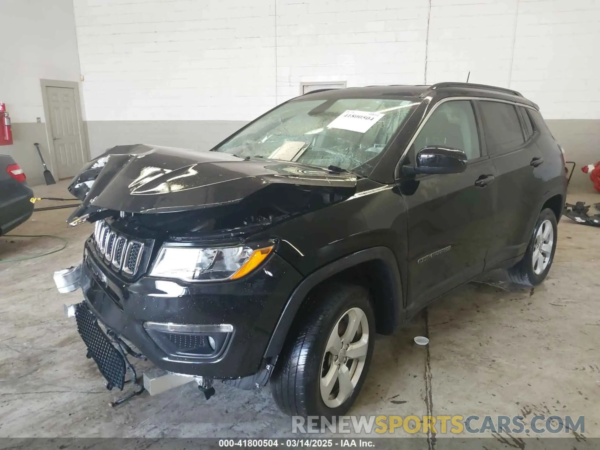 2 fotografías del automóvil dañado 3C4NJDBB5LT168765 JEEP COMPASS 2020